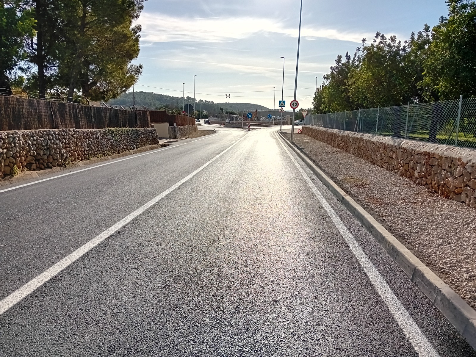 Tram on es construirà el vial cívic d'Alaró.