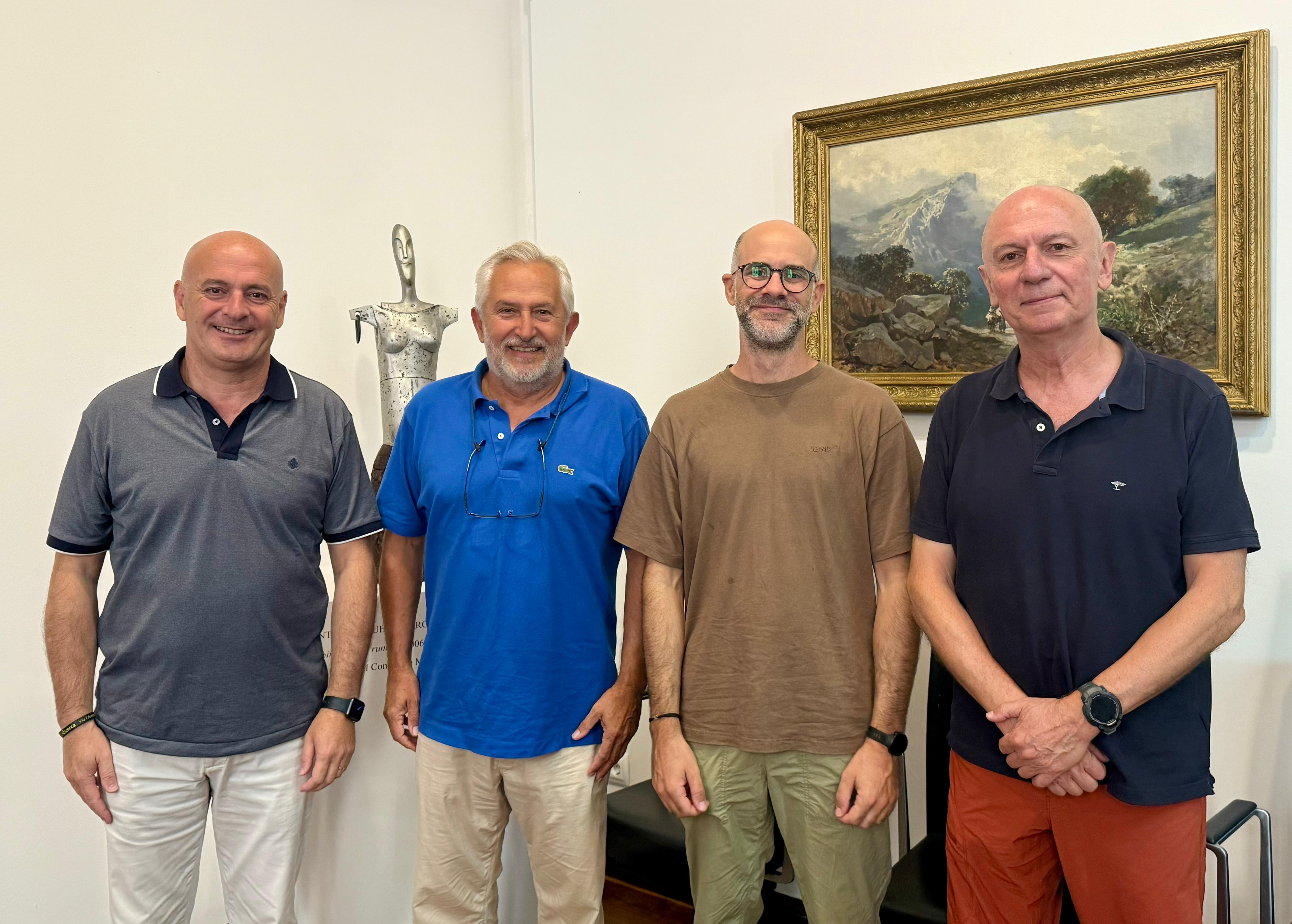 La reunió del director insular i el gerent del Consorci amb Tramuntana XXI 