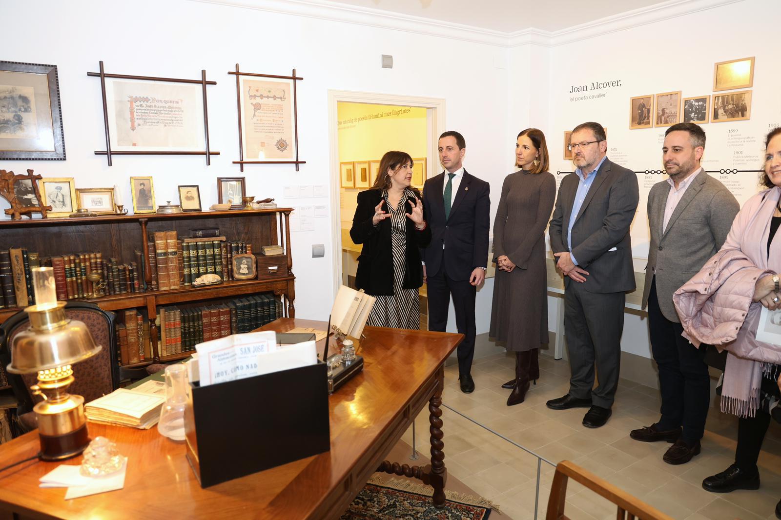 Inauguració de la nova proposta museogràfica «Joan Alcover, el poeta cavaller» a Ca'n Alcover.