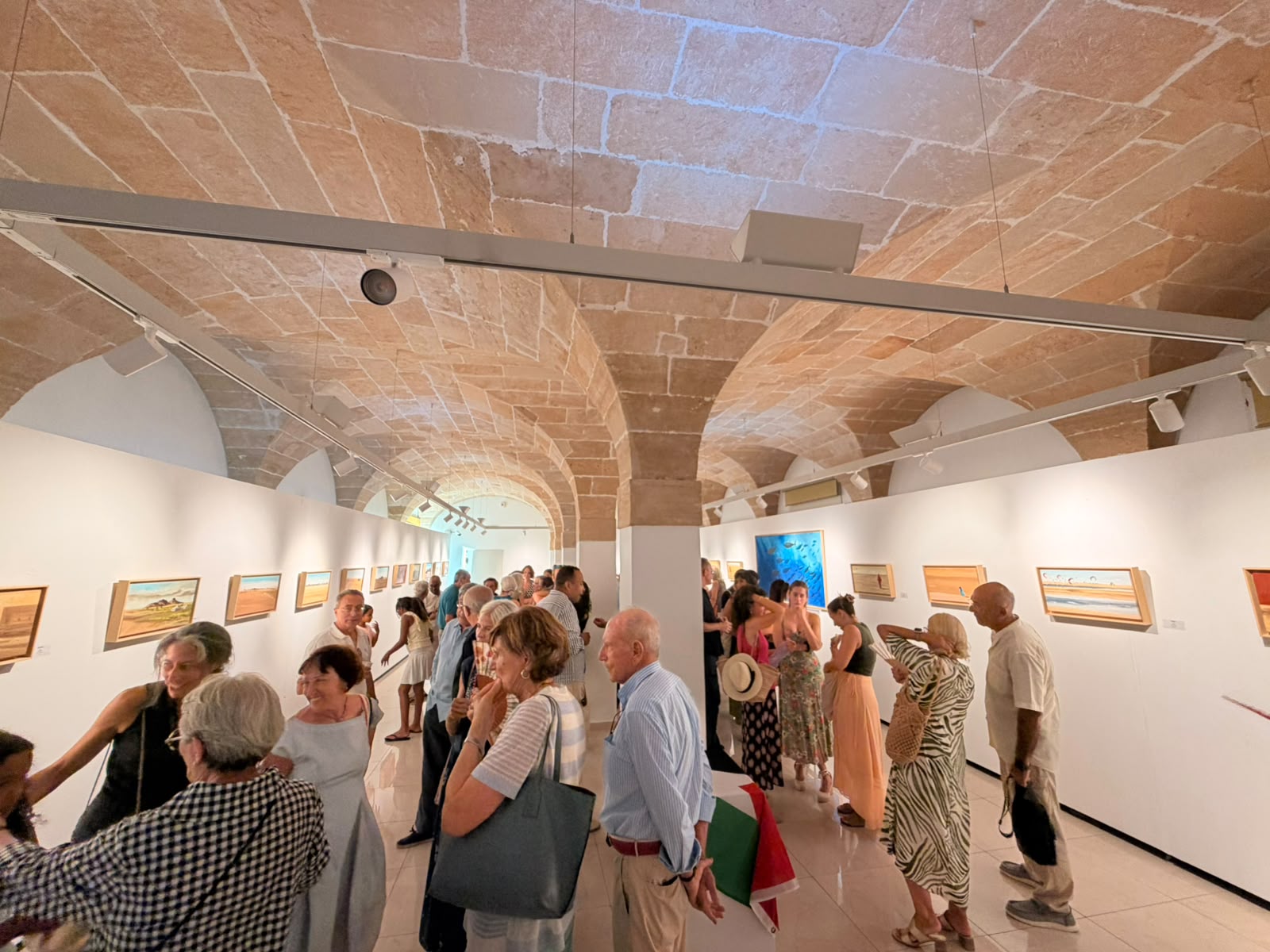 Imatges de la inauguració de l'exposició a La Misericòrdia