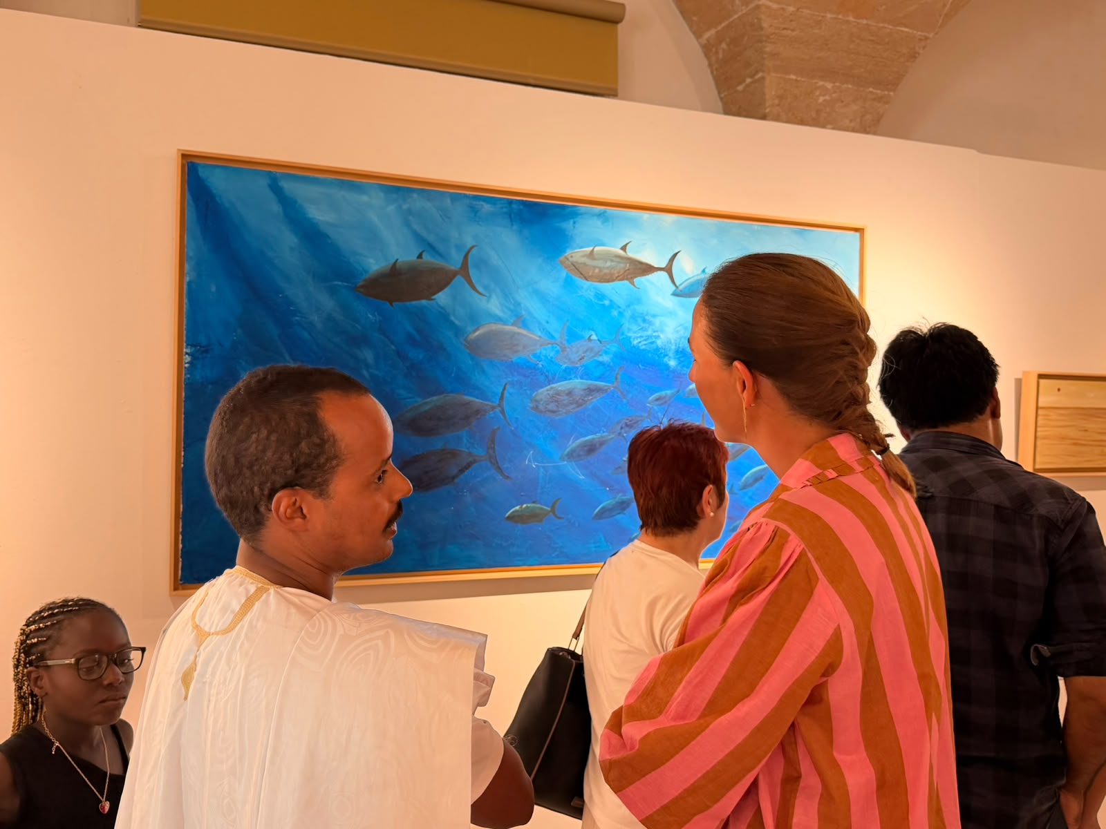 Imatges de la visita a l'exposició