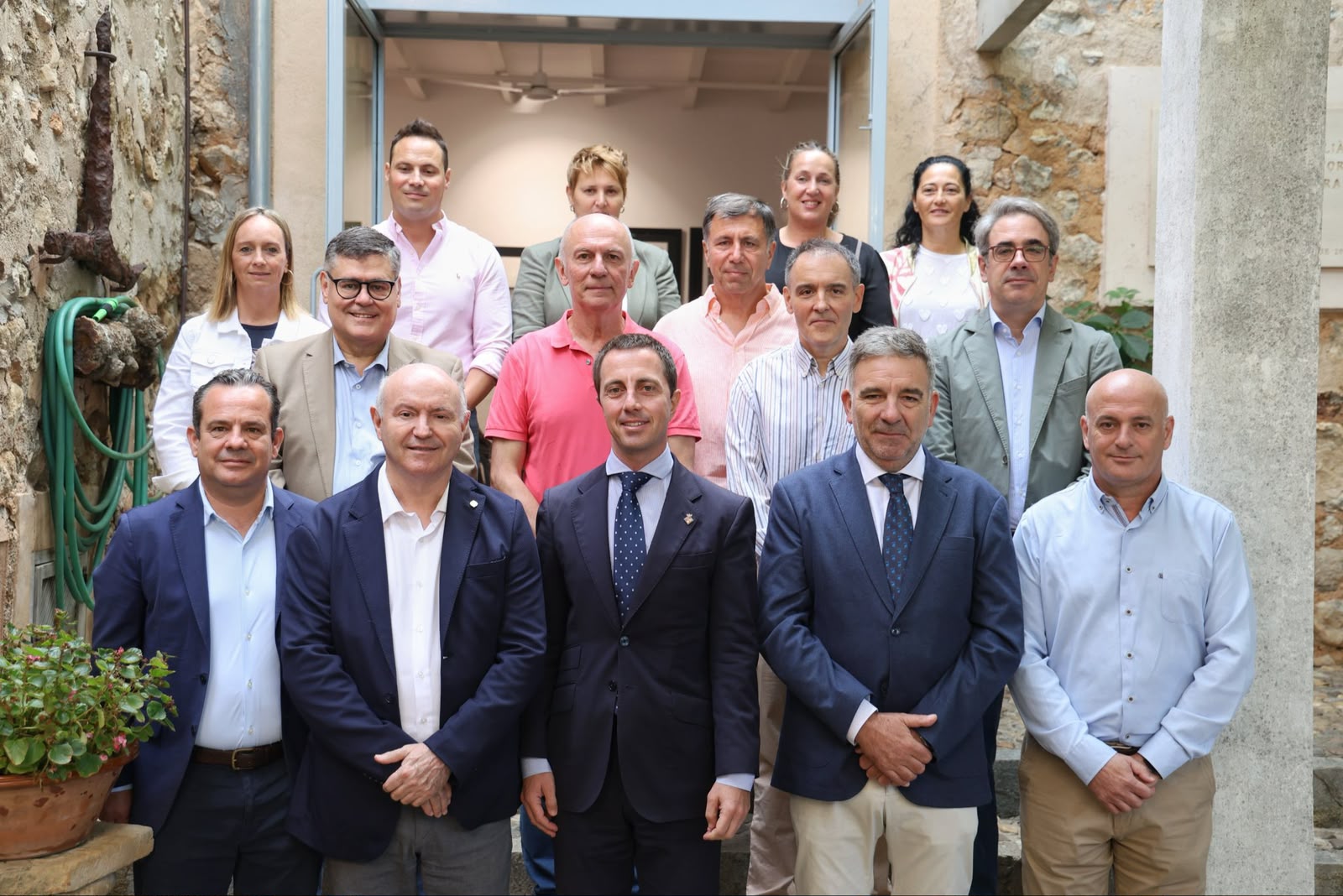 El president Galmés i el conseller a una jornada d'Oleoturismo España a Sóller.