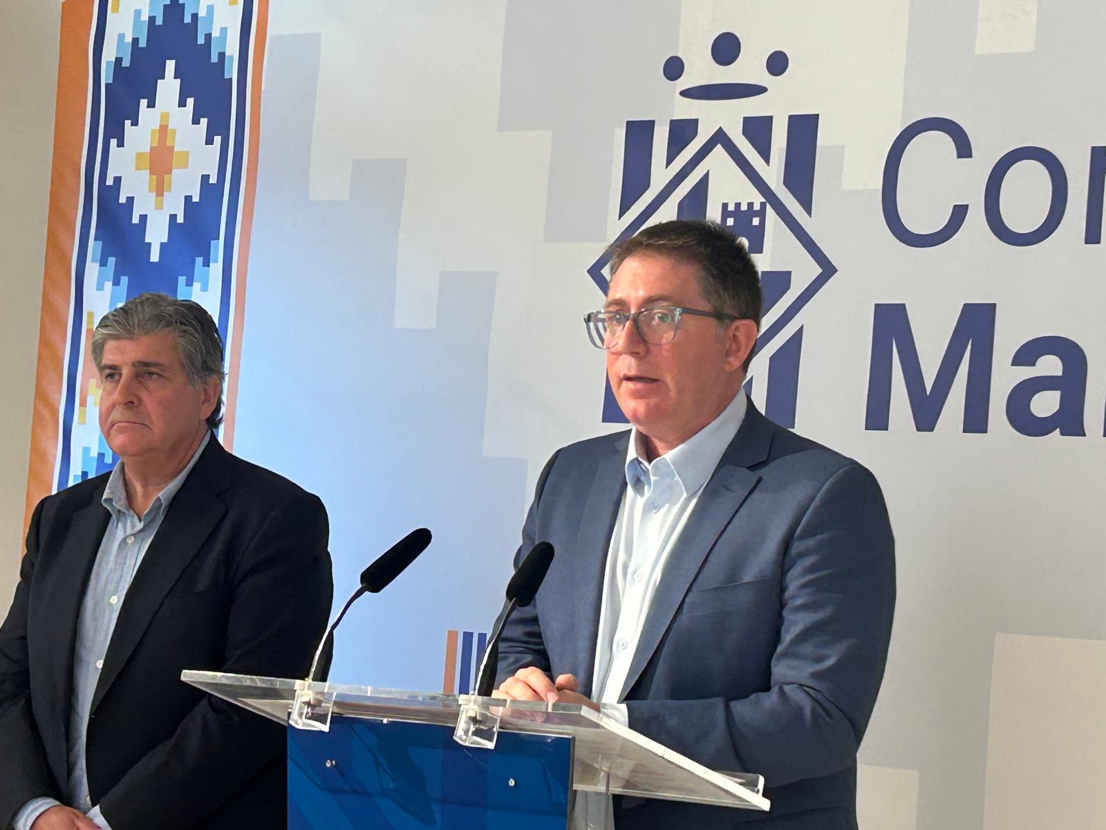 Imatges de la presentació de les accions contra l'oferta turística il·legal
