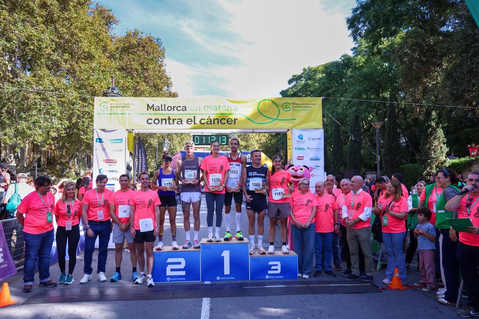 Imatges dels guayadors de l'onzena edició de Mallorca en marxa contra el càncer