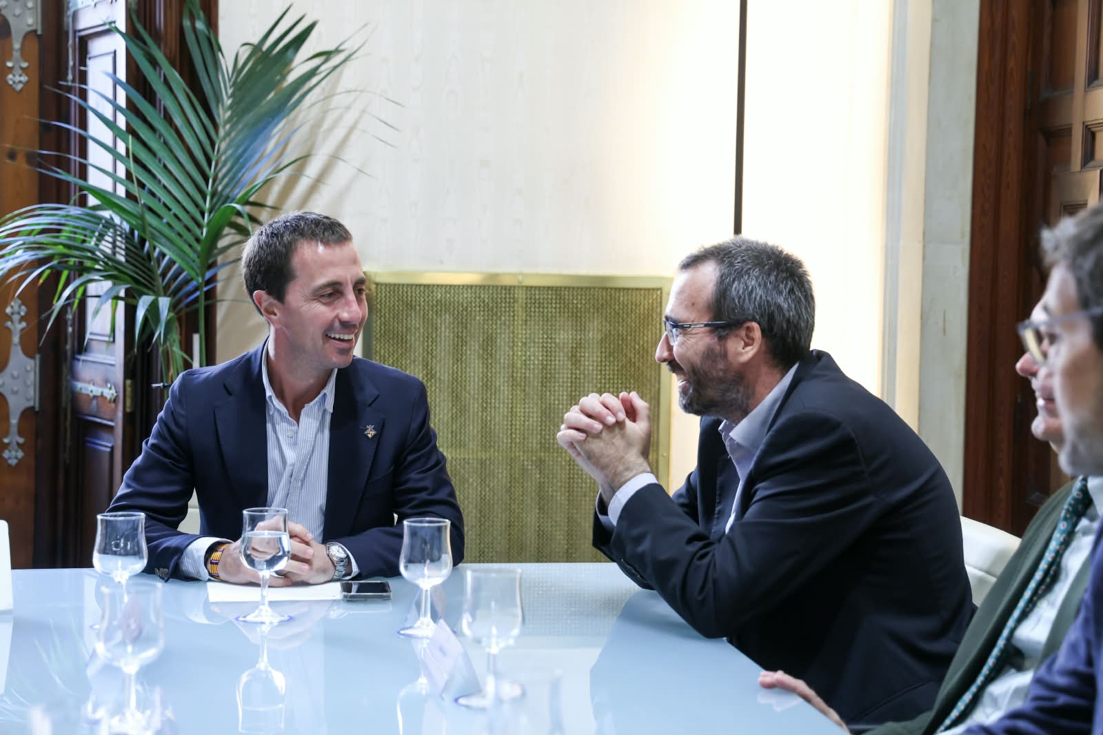 Imatges de l'audiència al Consell de Mallorca