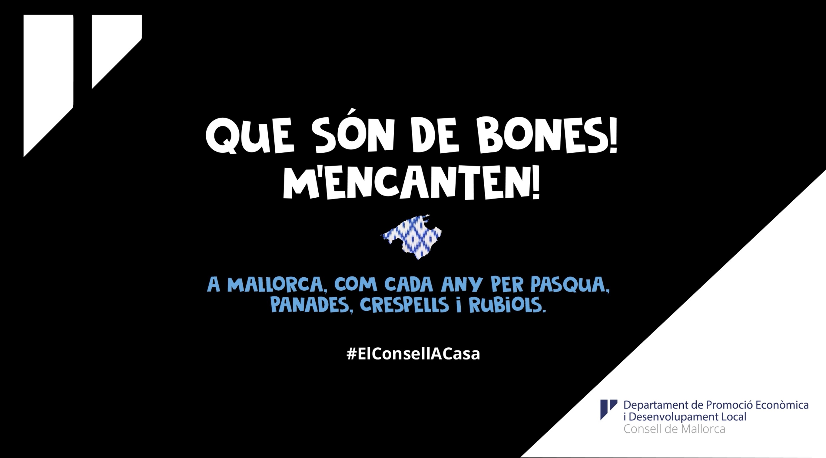 Campanya «A Mallorca, com cada any per Pasqua, panades, crespells i rubiols»