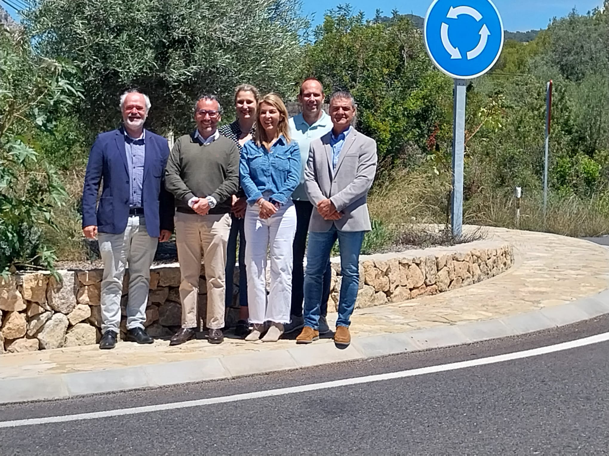 El nuevo vial cívico enlazará con el actual que culmina en la rotonda de entrada a Camp de Mar.