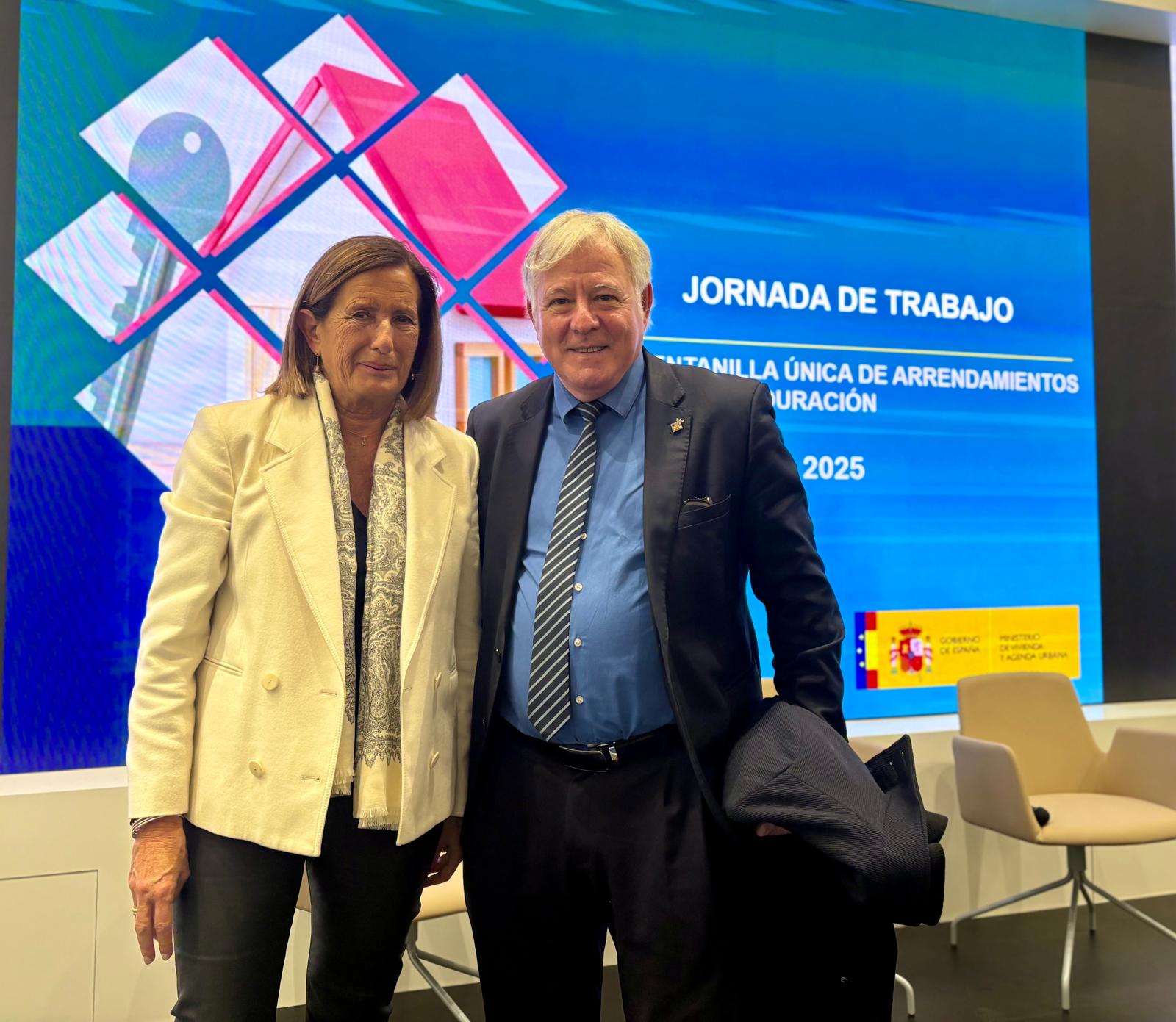 Rodríguez y Del Moral durant la jornada.