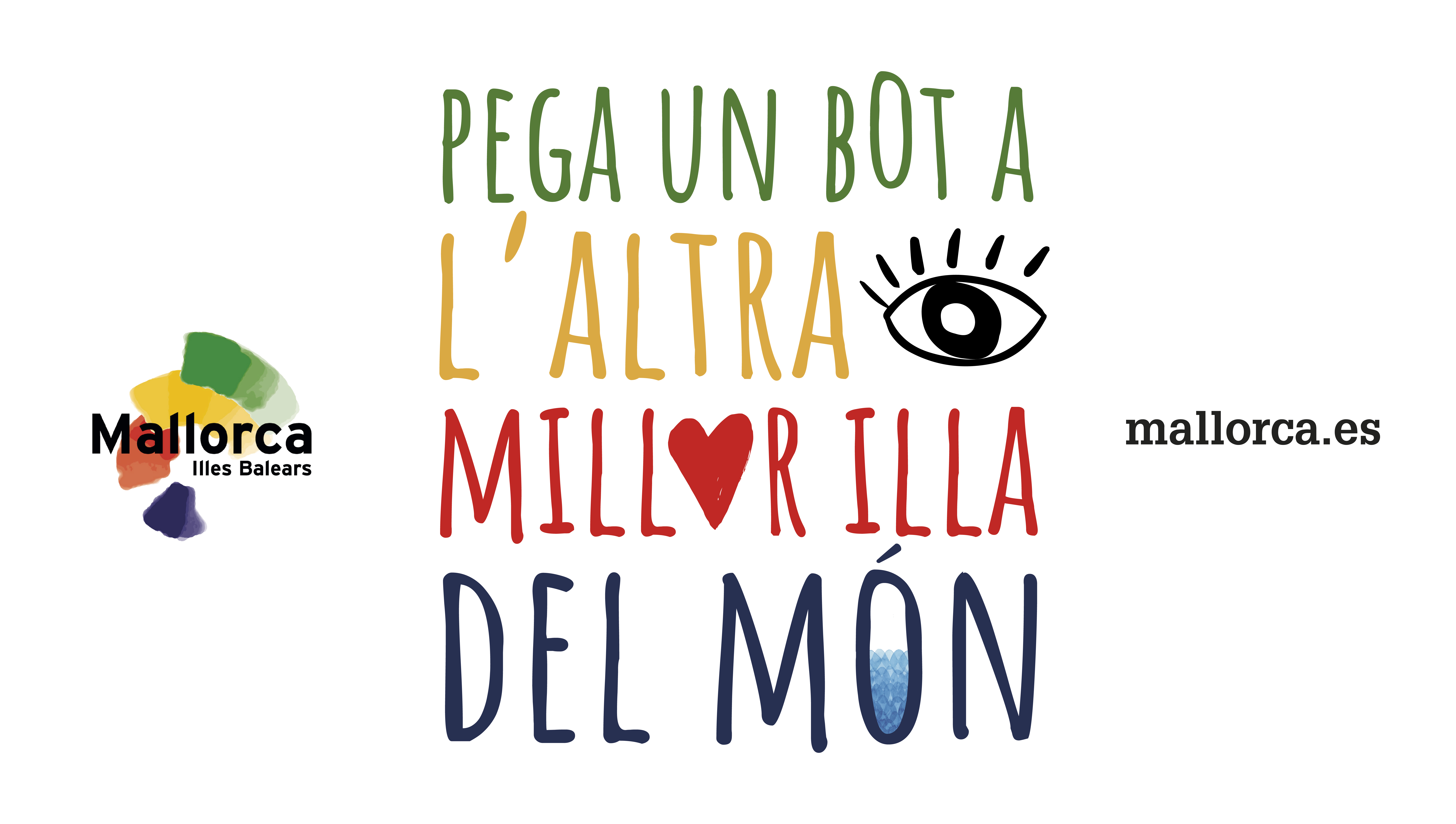Sota el lema «Pega un bot a l’altra millor illa del món», el Consell vol presentar Mallorca a les illes veïnades com el lloc perfecte per desconnectar, passar les vacances i gaudir de tota l’oferta que pot oferir.