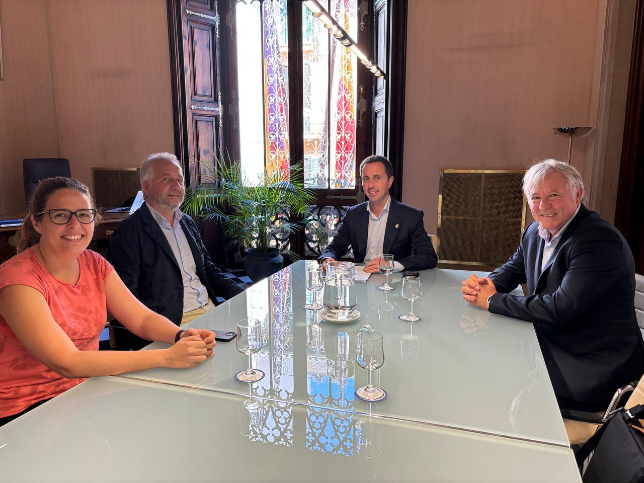 Reunión con los dirigentes de la Federación Balear de Viviendas de Alquiler Turístico