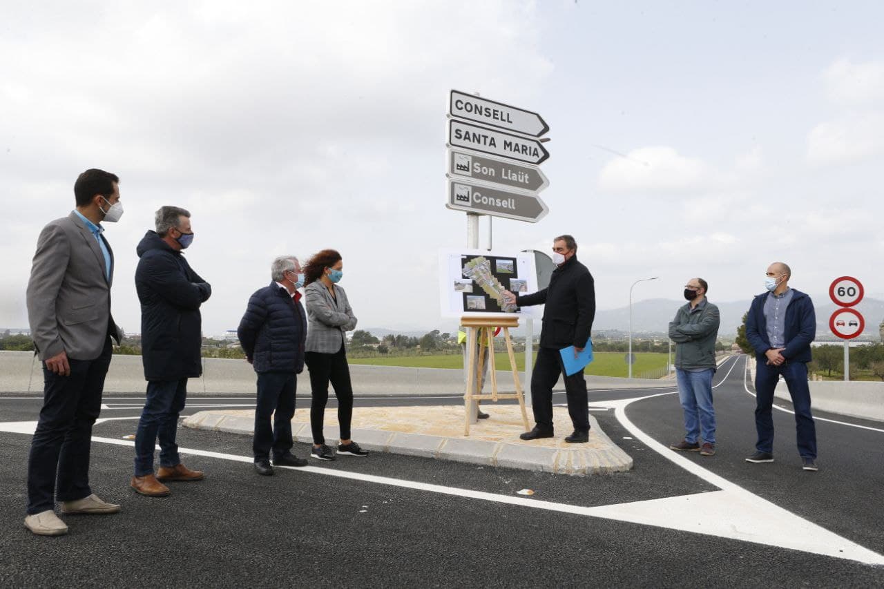Obre al trànsit l’accés nou als polígons de Santa Maria i Consell 