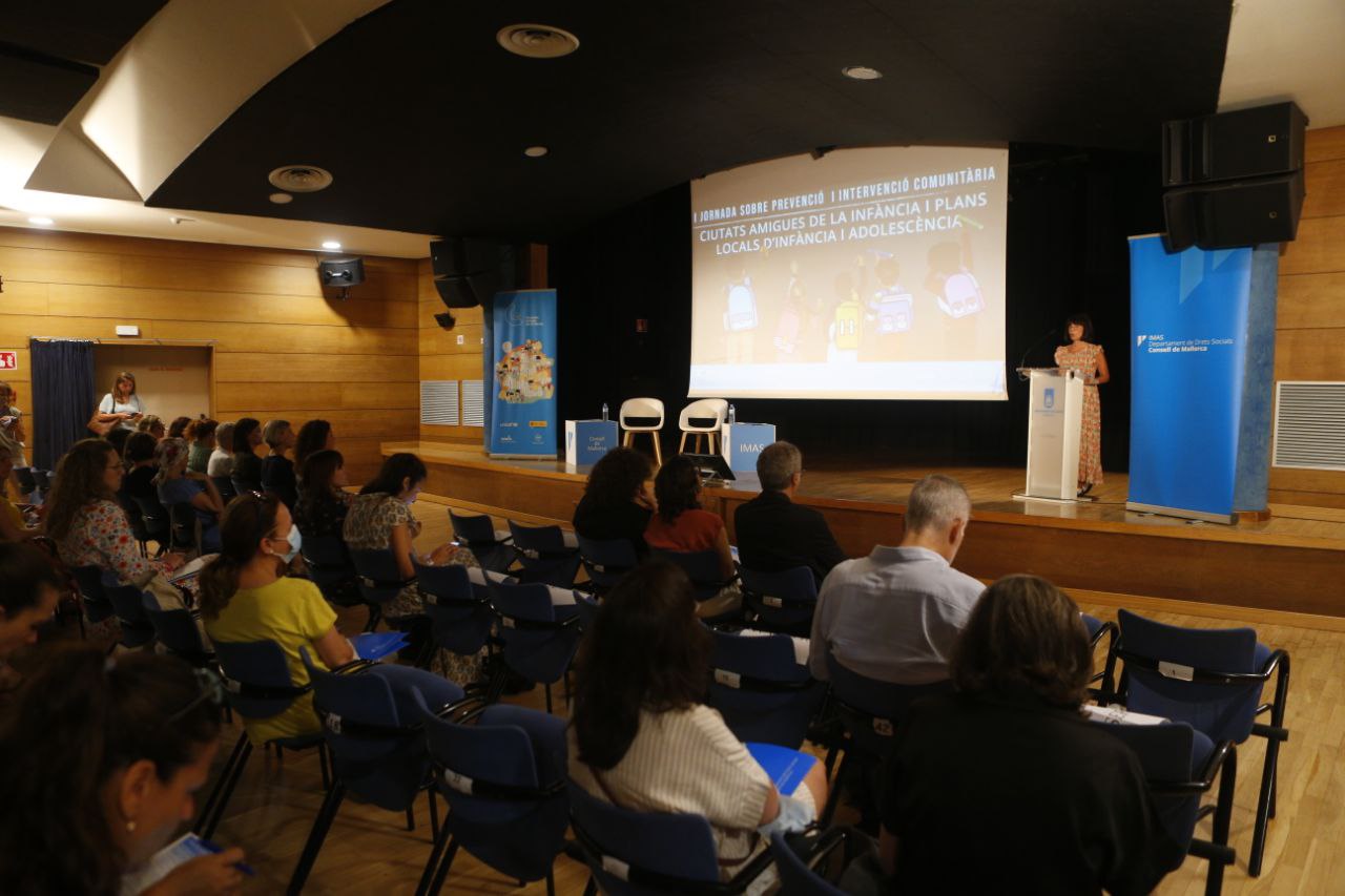 Intervenció de la presidenta d'Unicef Comitè Balears, Mercedes del Pozo.