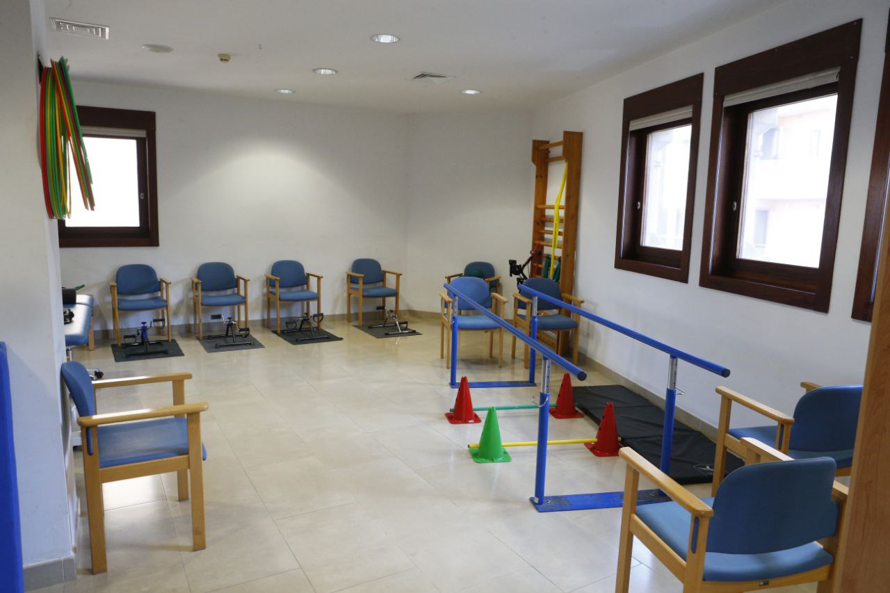 Zona de rehabilitació. 