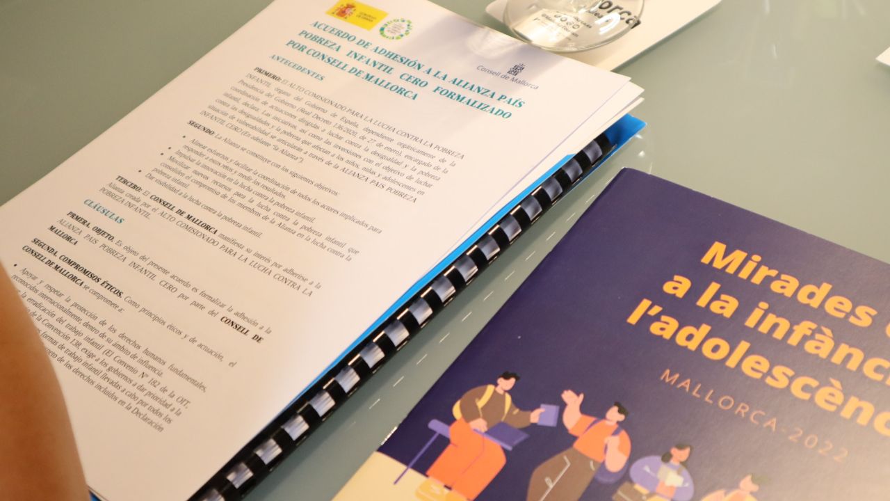 El Consell de Mallorca suma esforços amb el govern de l’Estat per impulsar iniciatives en la lluita contra la desigualtat i la pobresa infantil.