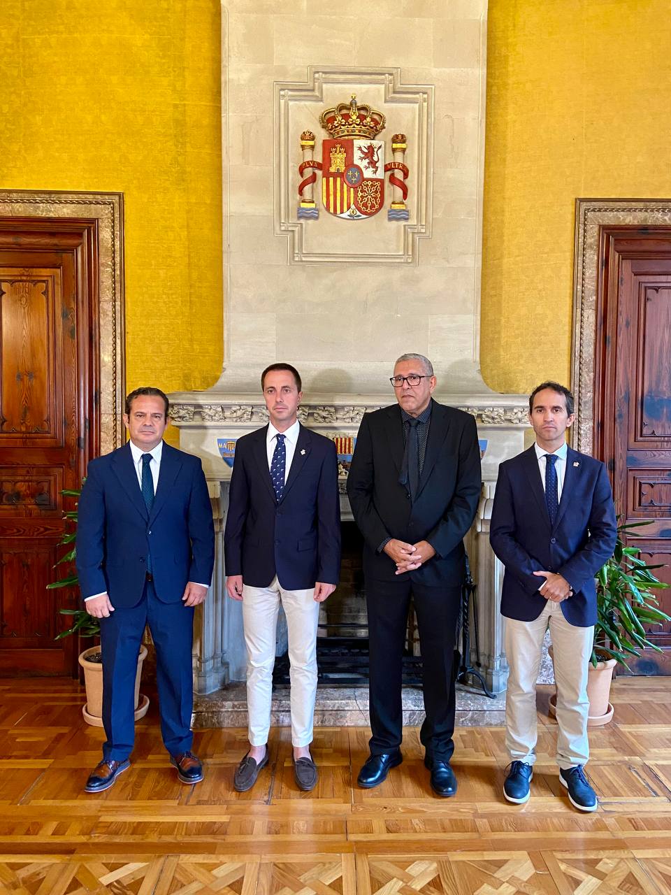 El presidente del Consell de mallorca y el cónsul de Marruecos.