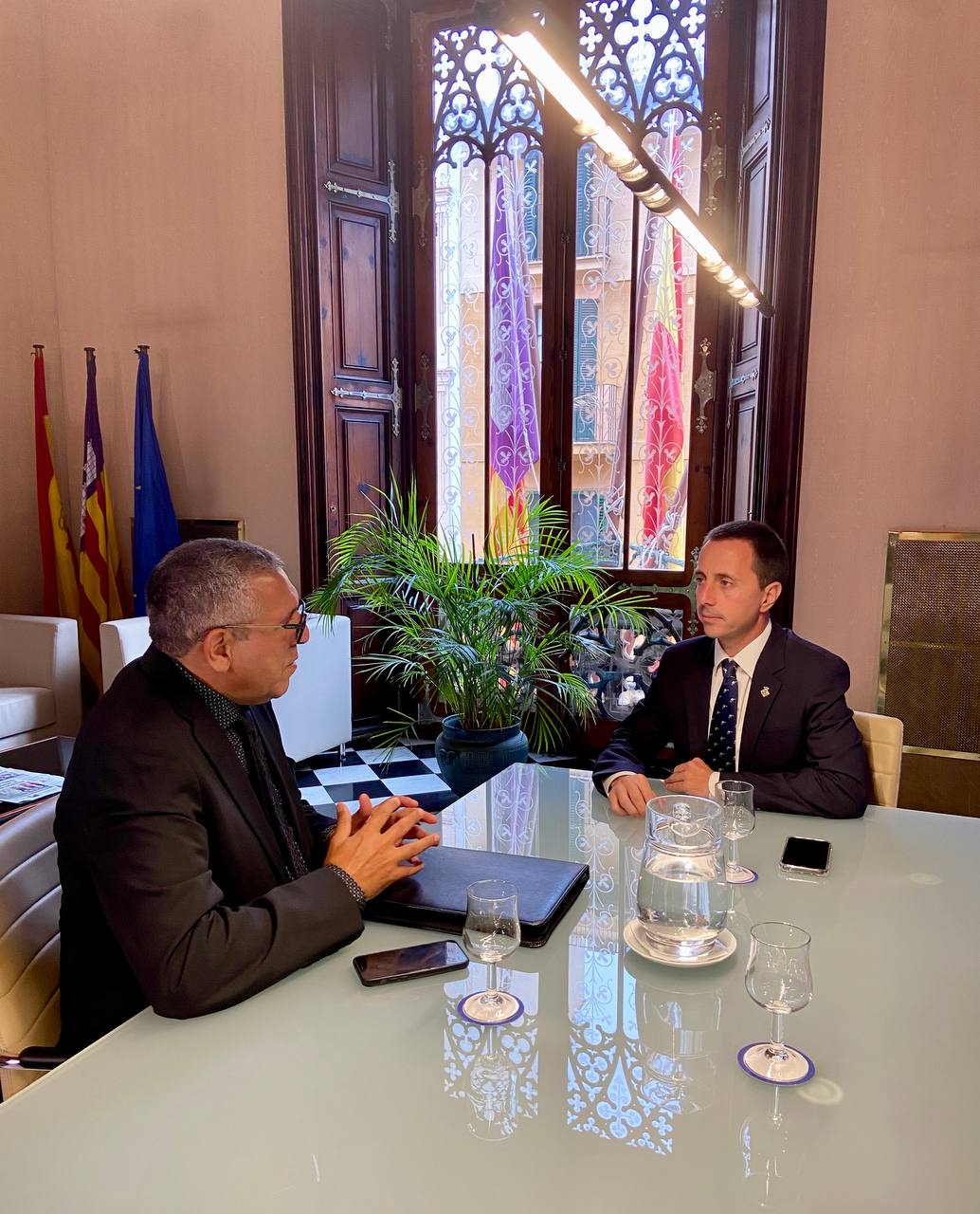 El presidente del Consell de Mallorca y el cónsul de Marruecos.