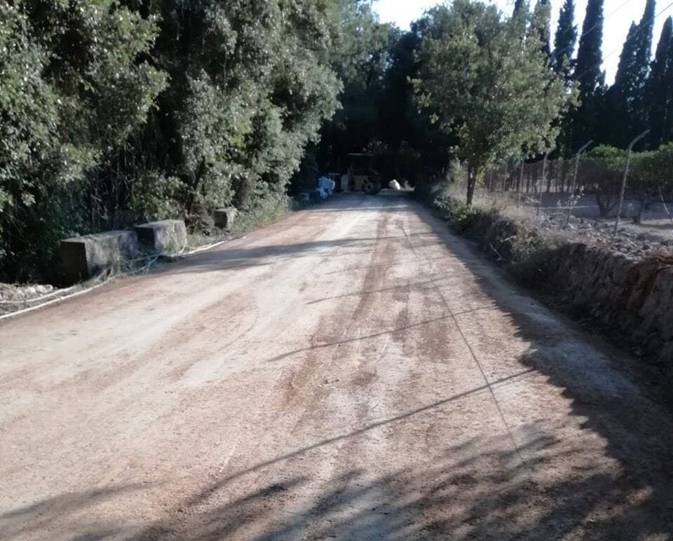 Imatge de la carretera vella de Lluc 