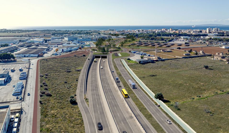 Simulación del túnel del proyecto de Tramo I del segundo cinturón