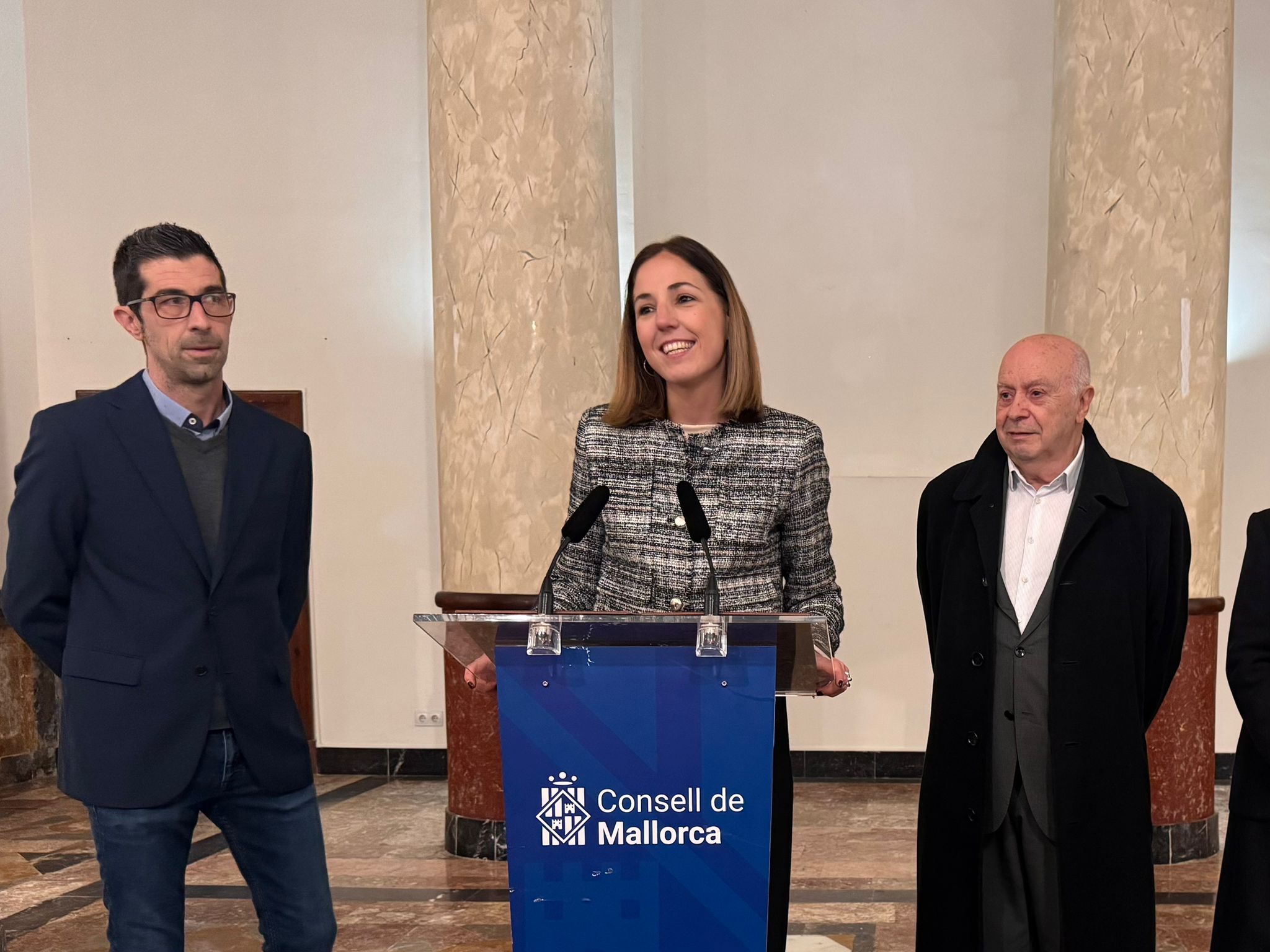 La vicepresidenta del Consell de Mallorca, Antònia Roca, durante la presentación 