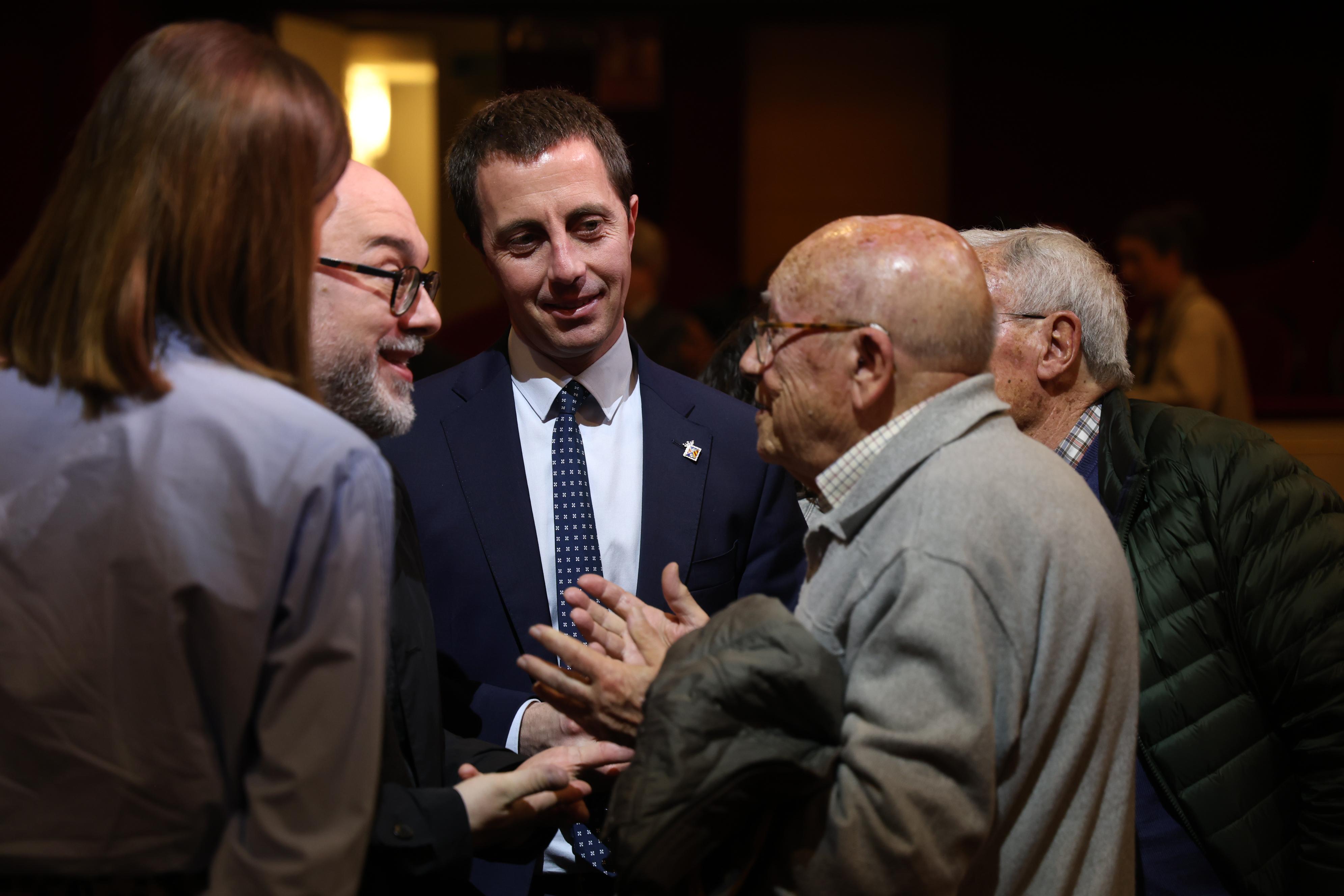 Imagen del acto de homenaje en el Teatre Principal de Palma.