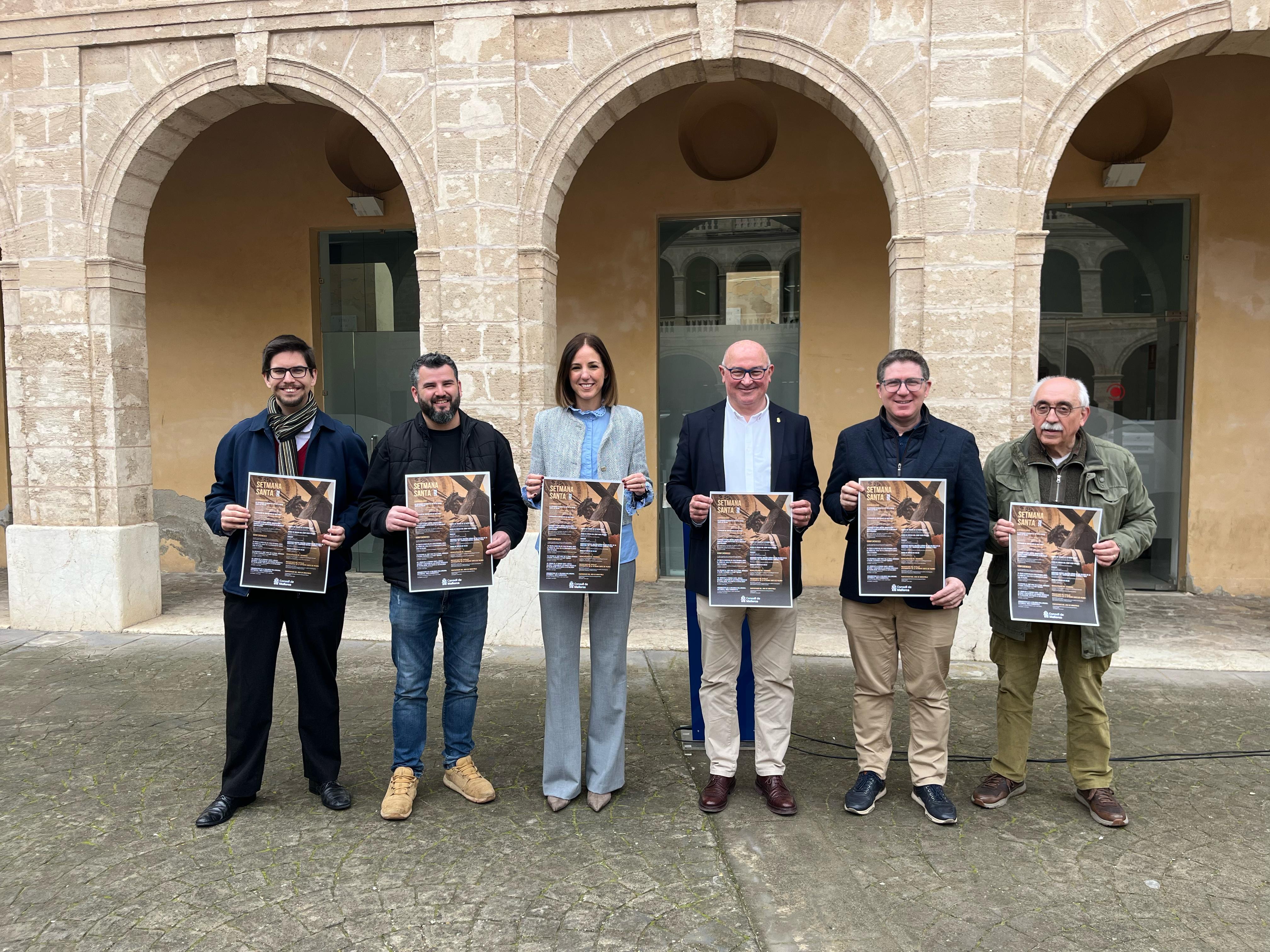 Momento de la presentación del programa cultural del Consell de Mallorca para la Semana Santa 2025