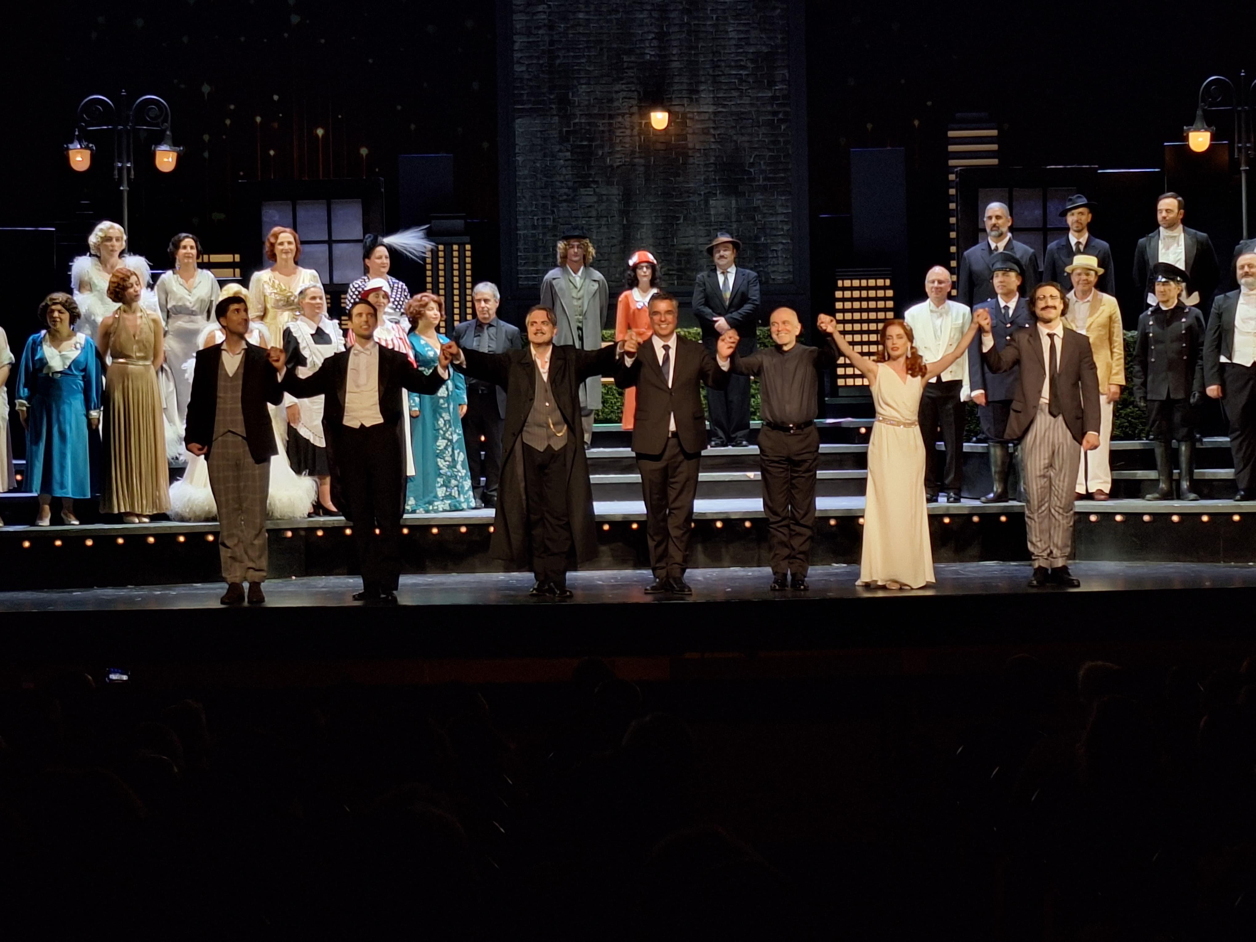 Momento del estreno de la ópera Don Pasquale