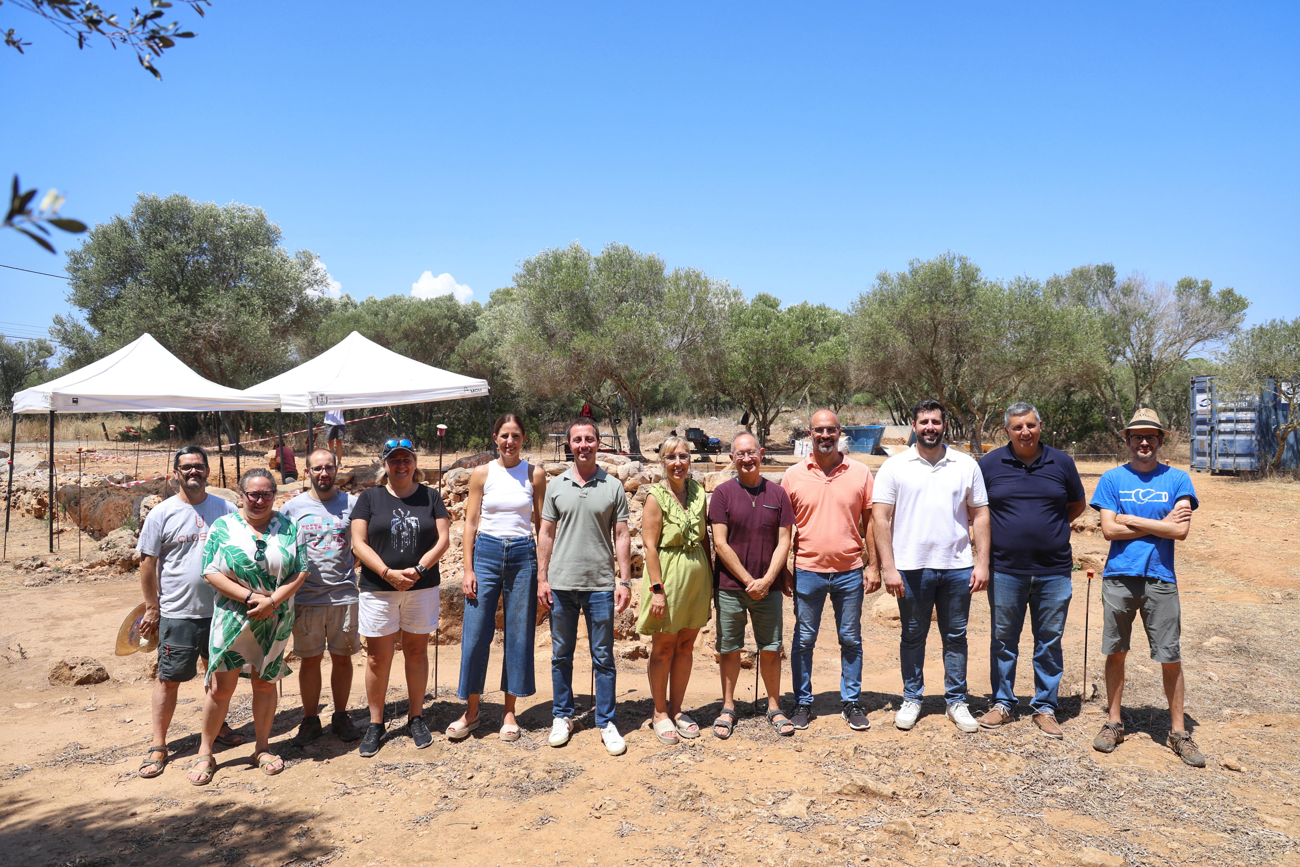 Visita al yacimiento de Felanitx de los Closos de Can Gaià