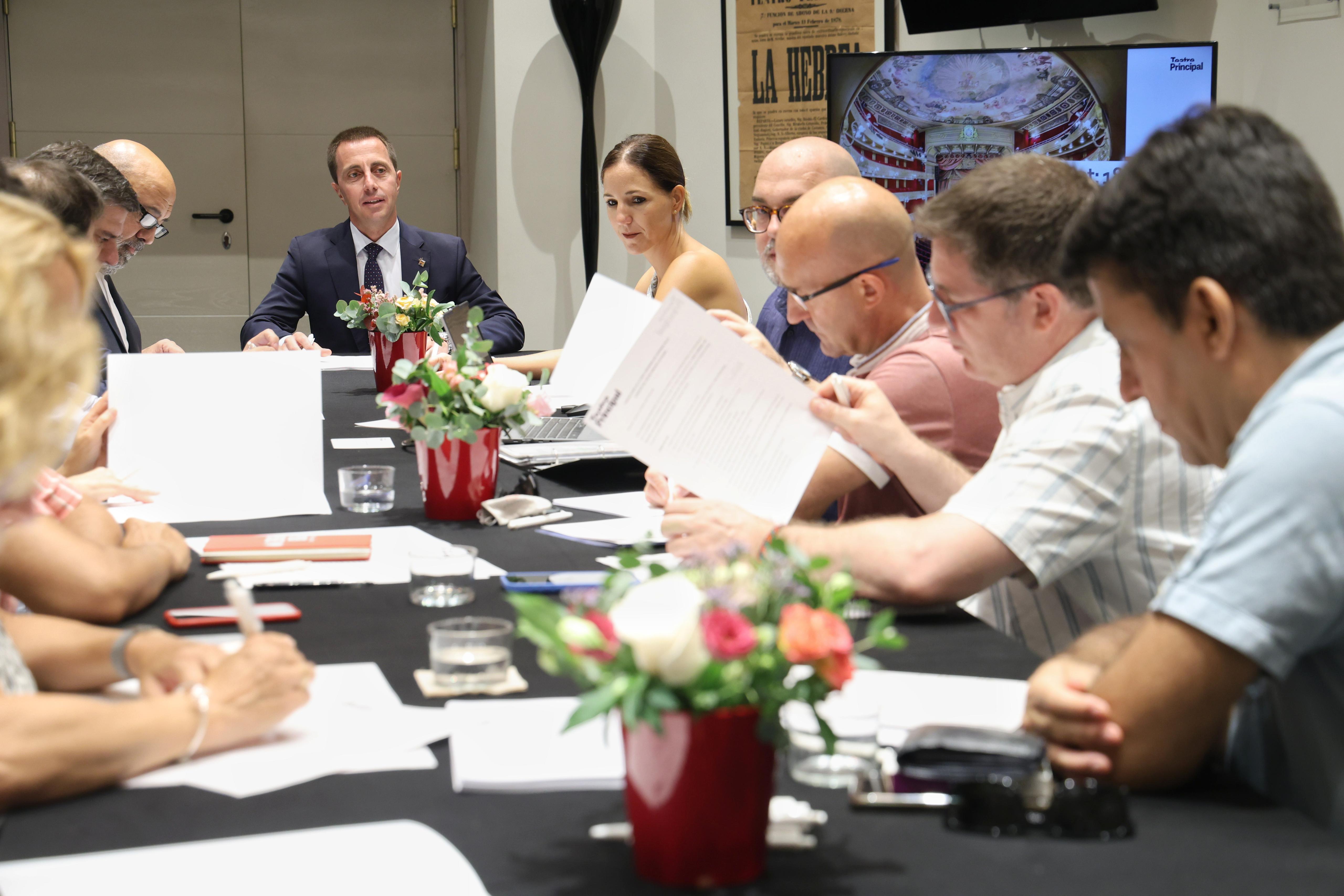 Reunió del Patronat de la Fundació del Teatre Principal