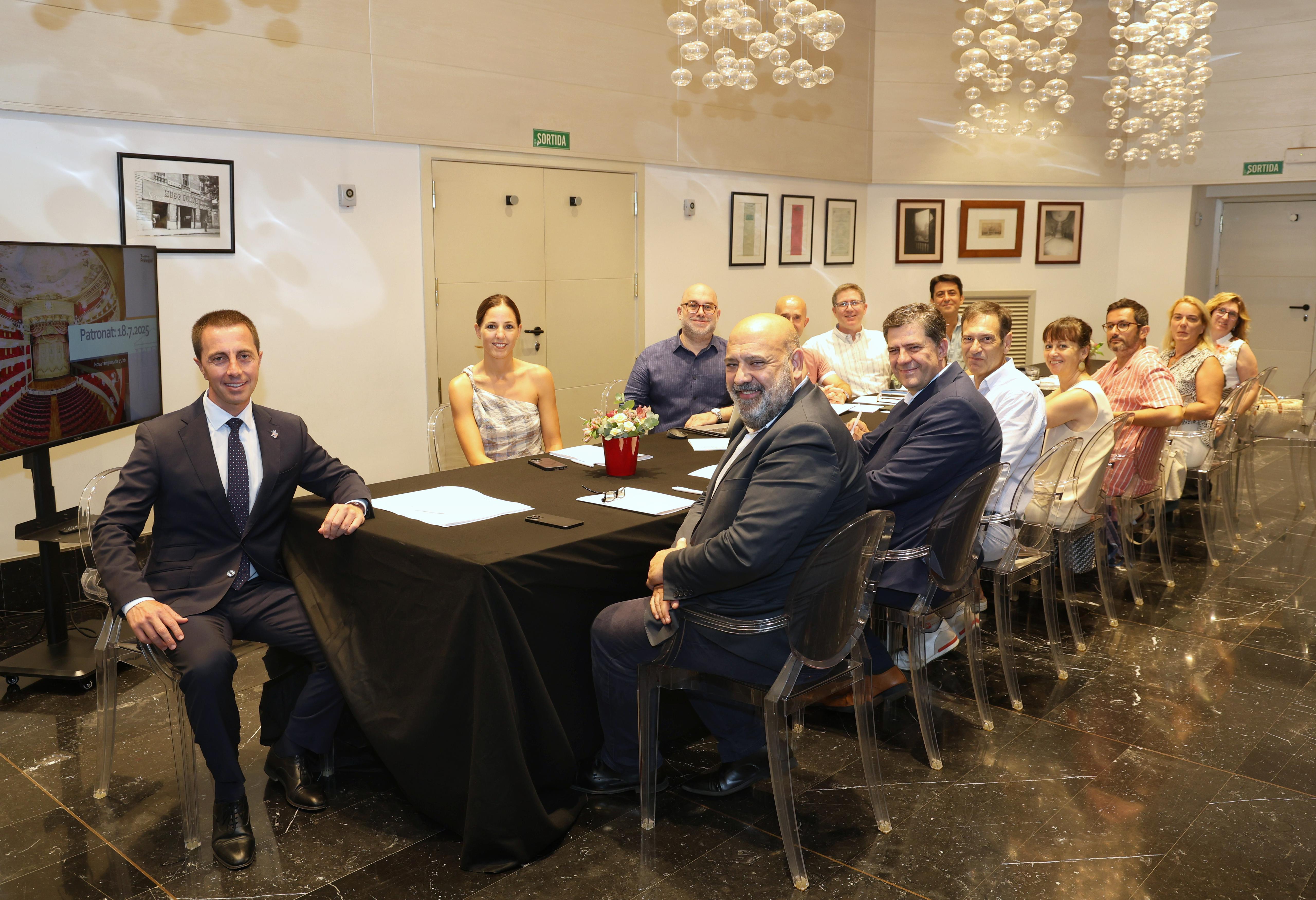 Reunió del Patronat de la Fundació del Teatre Principal