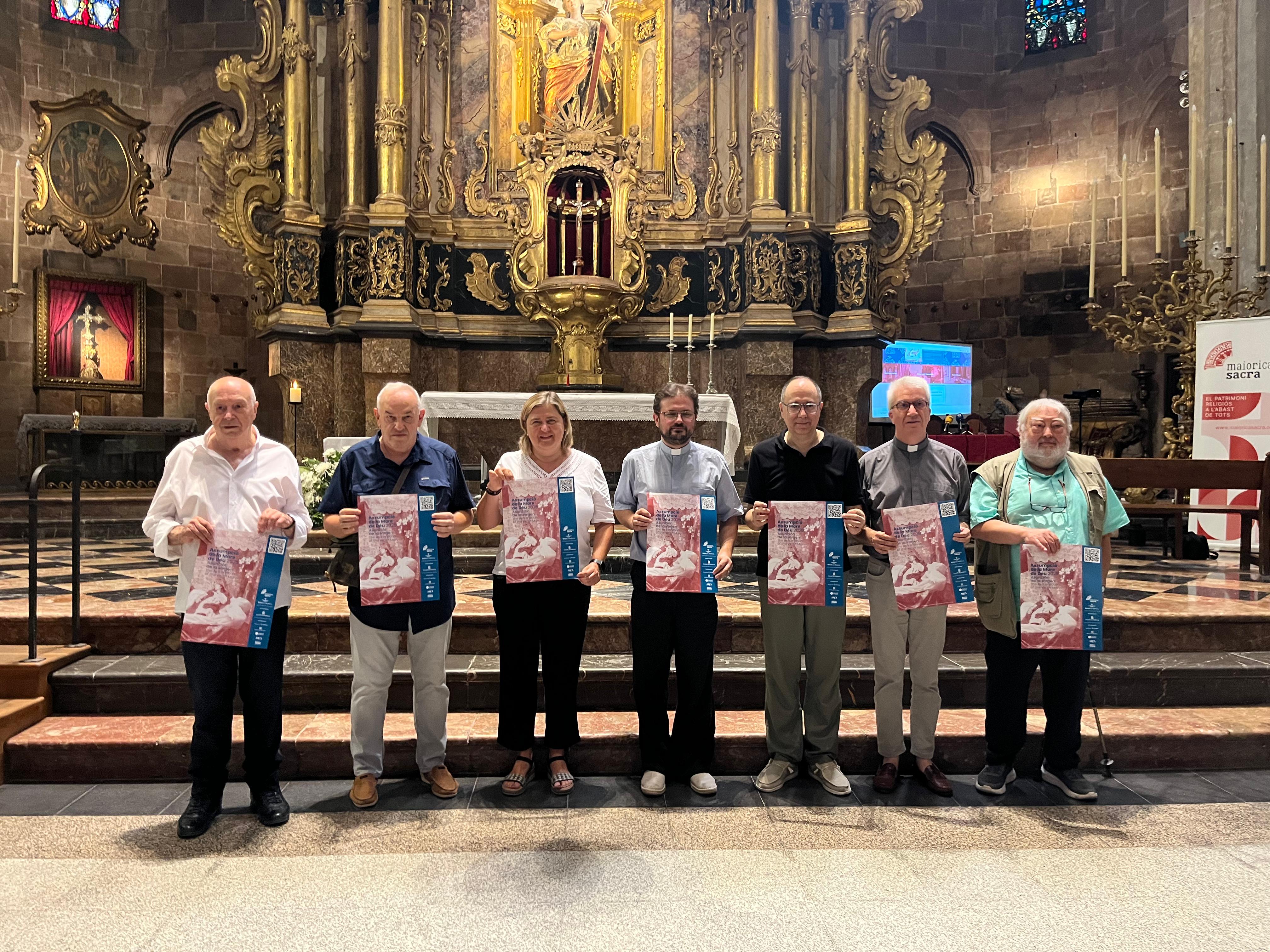 Presentación del programa de la Asunción 2025 en la Parroquia de Santa Creu 