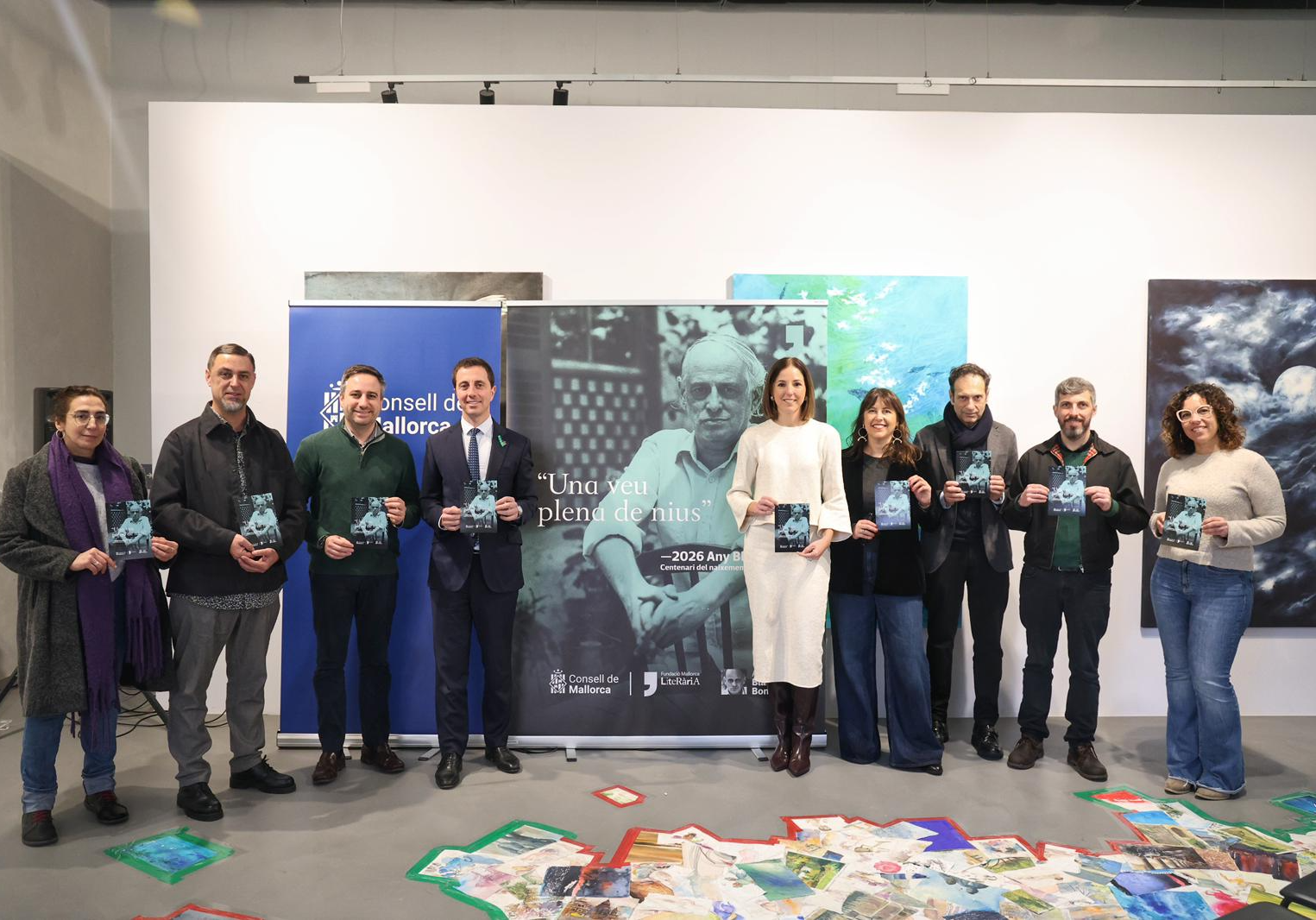 Presentació del cicle «Una veu plena de nius» en commemoració del centenari del naixement de l'escriptor Blai Bonet