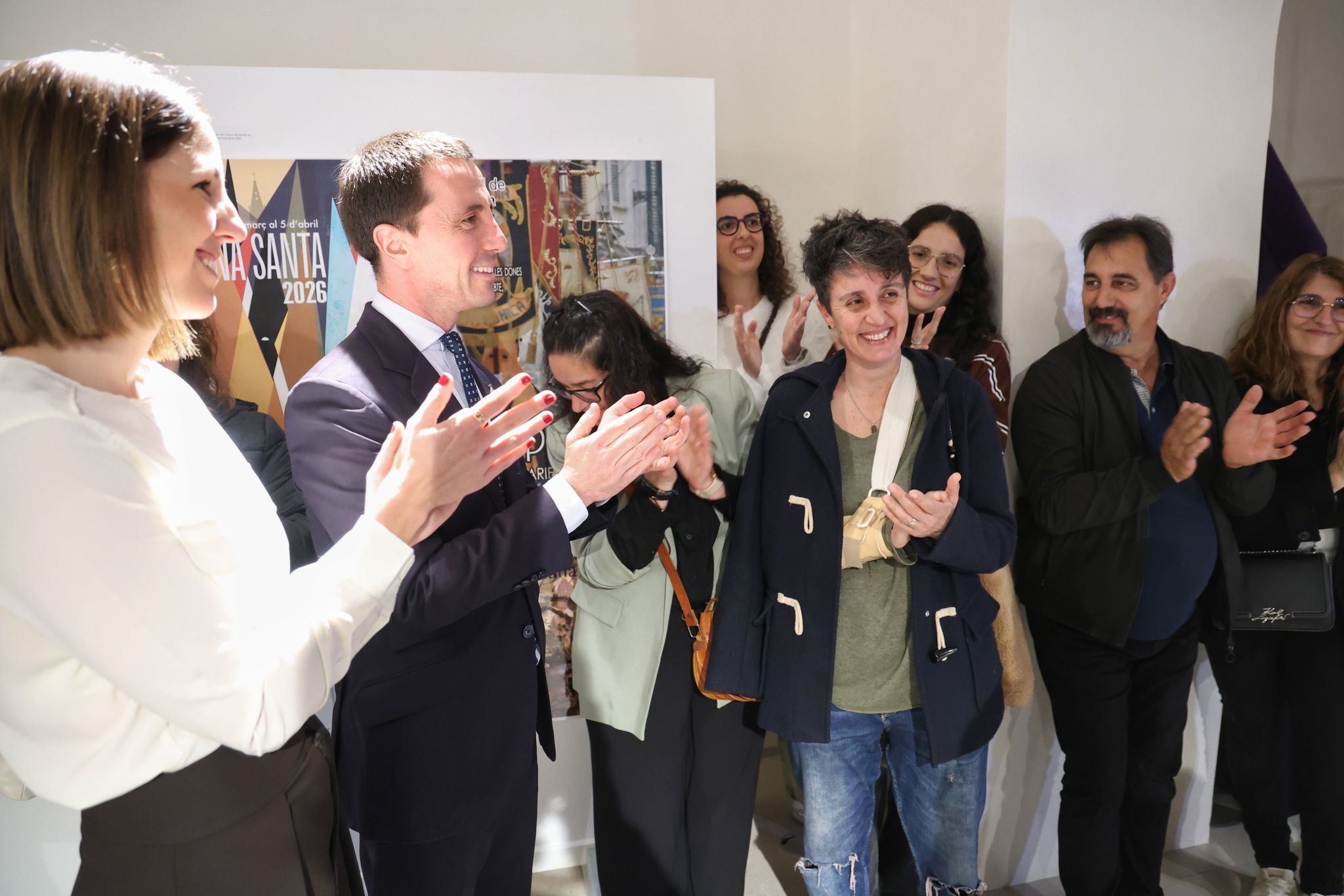 Inauguración de las dos exposiciones de Semana Santa en La Misericòrdia.