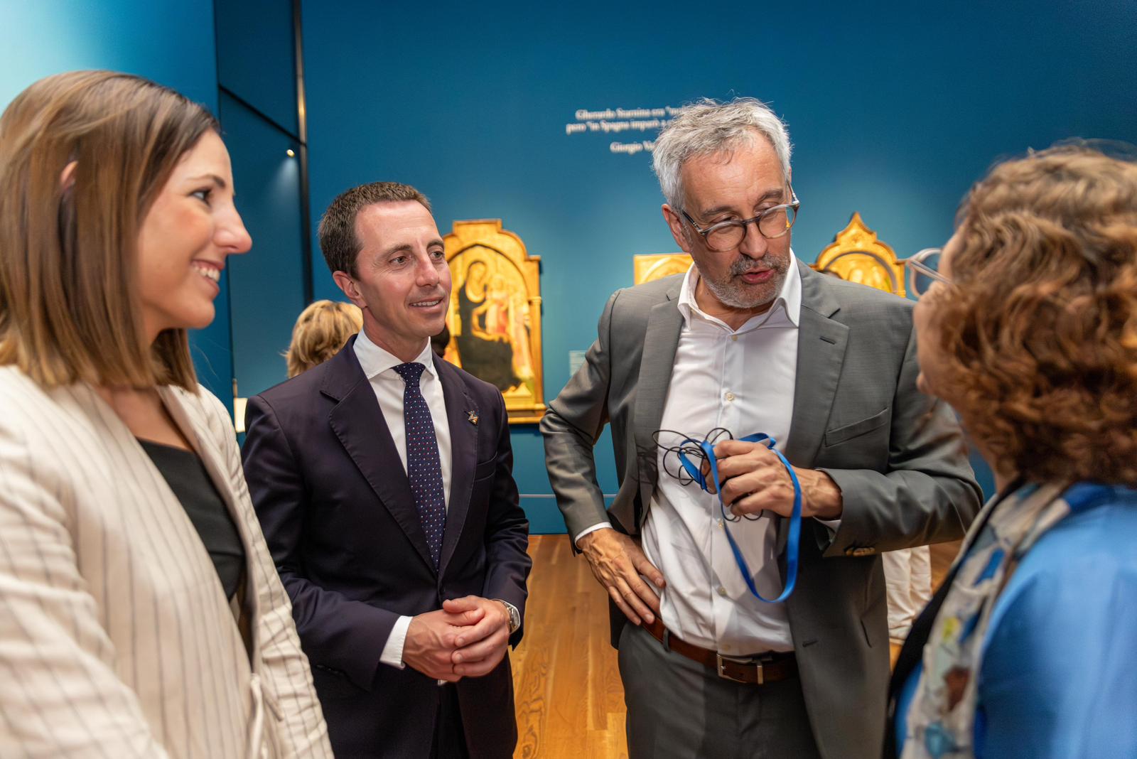 Inauguración de la exposición en el El Museo Nacional del Prado.