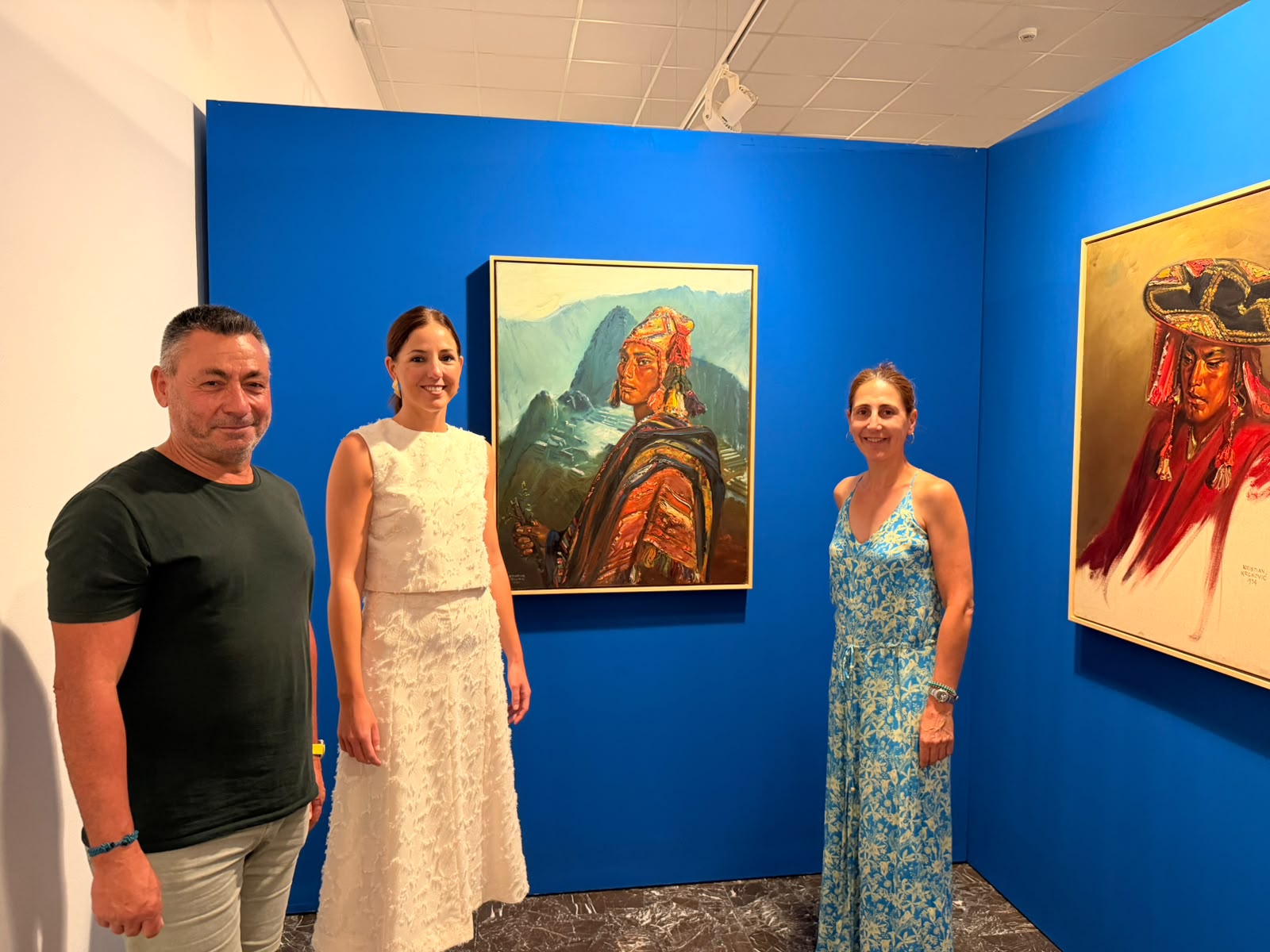 La vicepresidenta del Consell de Mallorca i consellera de Cultura y Patrimoni, Antònia Roca al Museu Krekovic.