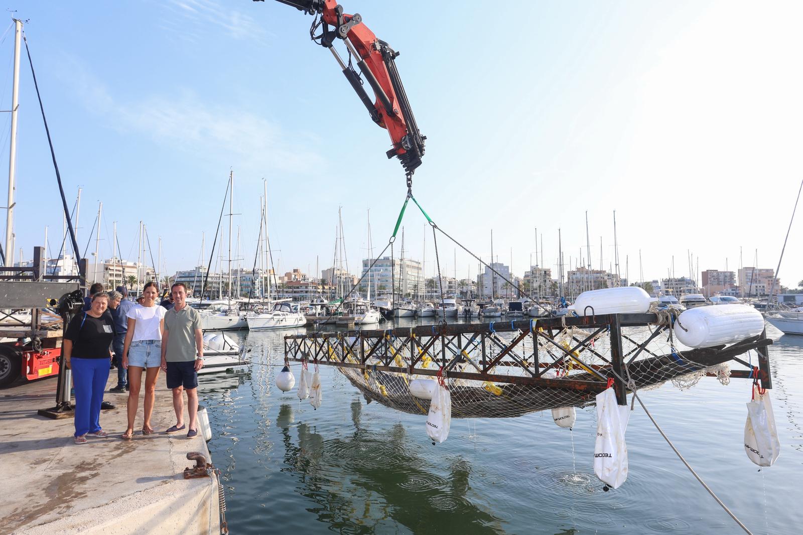 Finalització de l’extracció del derelicte de Ses Fontanelles.