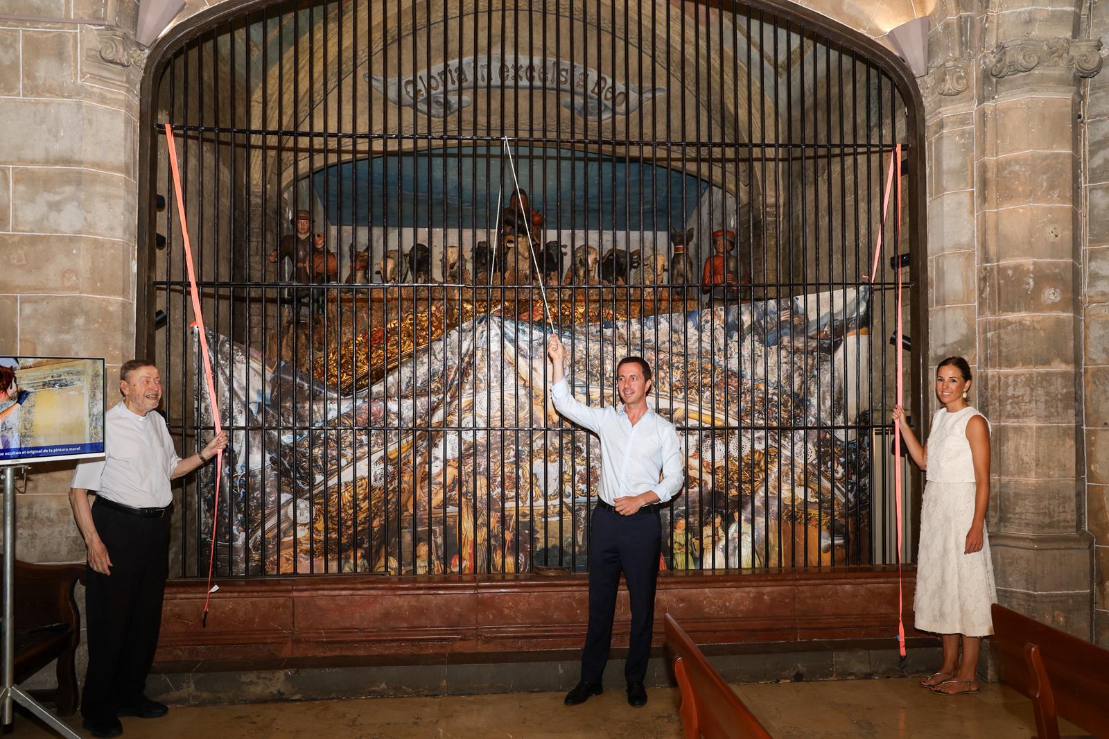 Presentación del betlem de la Sang restaurado.