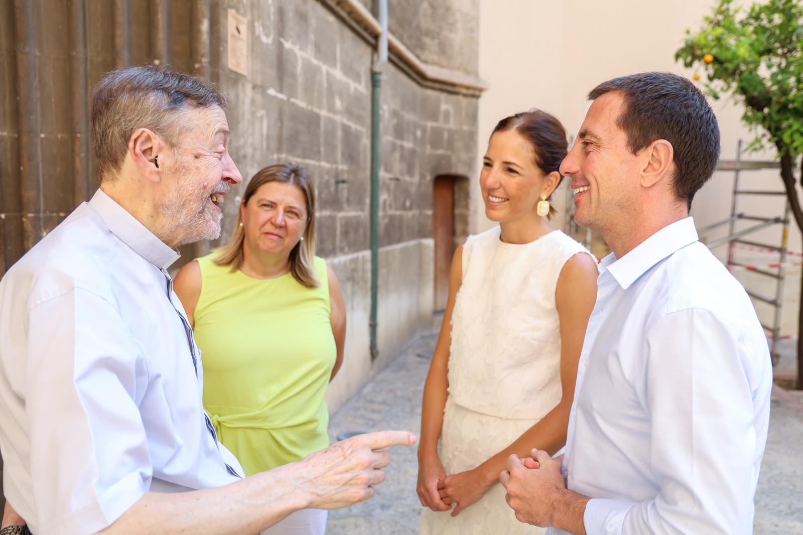 Presentación del betlem de la Sang restaurado.
