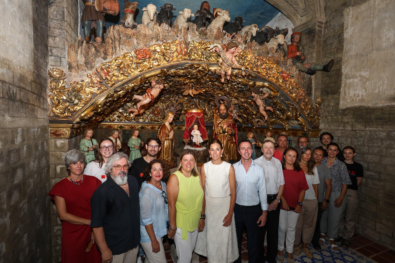 Presentación del betlem de la Sang restaurado.