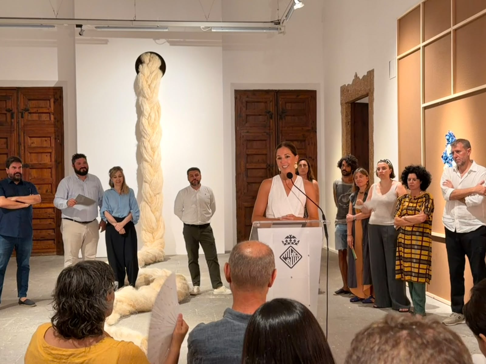 Presentació de l'exposició col·lectiva «A media lumbre» del projecte Biennal B.
