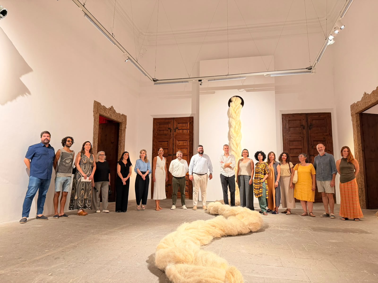 Presentación de la exposición colectiva «A media lumbre» del proyecto Biennal B.