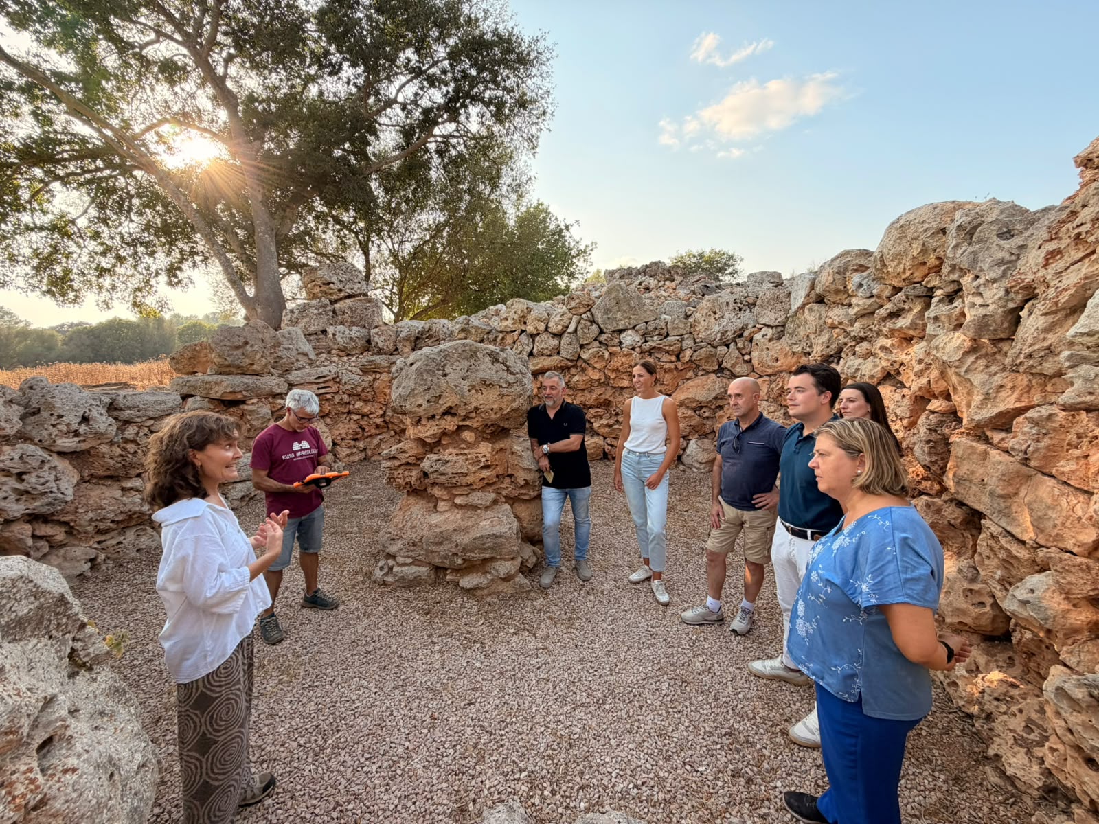 Visita al jaciment les Talaies de Can Xim, a Sencelles.
