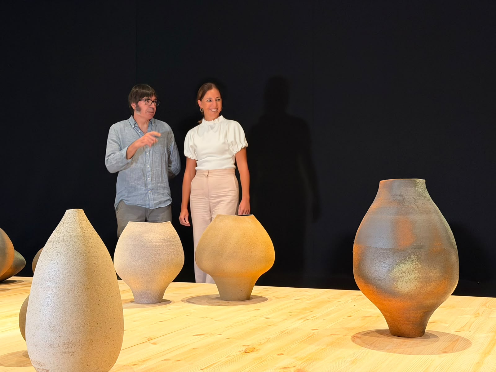 Presentació de l'exposició «De la terra al Cel», de Català Roig a la Misericòrdia.