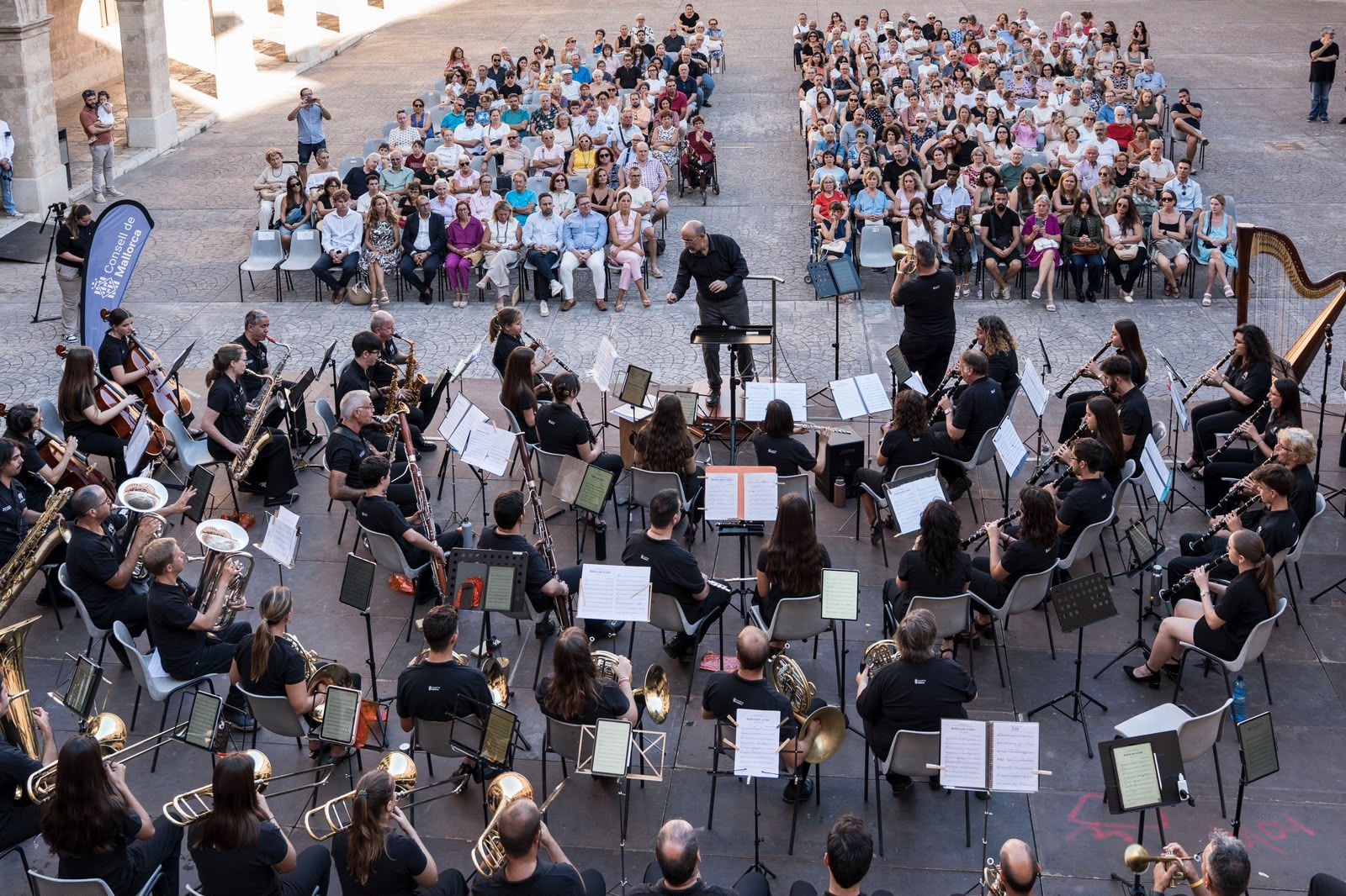 Concert de la la Banda Simfònica de les Illes Balears a la Misericòrdia en el marc de la Diada de Mallorca.