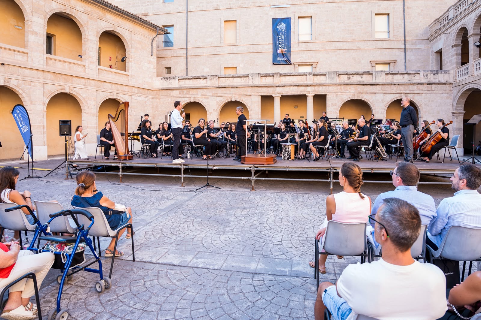 Concierto de la la Banda Simfónica de las Islas Baleares en la Misericordia en el marco de la Diada de Mallorca.