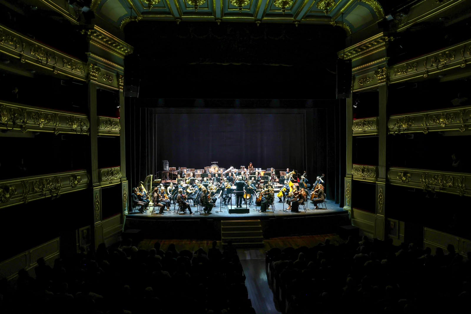 Concert de l’Orquestra Simfònica de les Illes Balears al Teatre Principal de Palma.