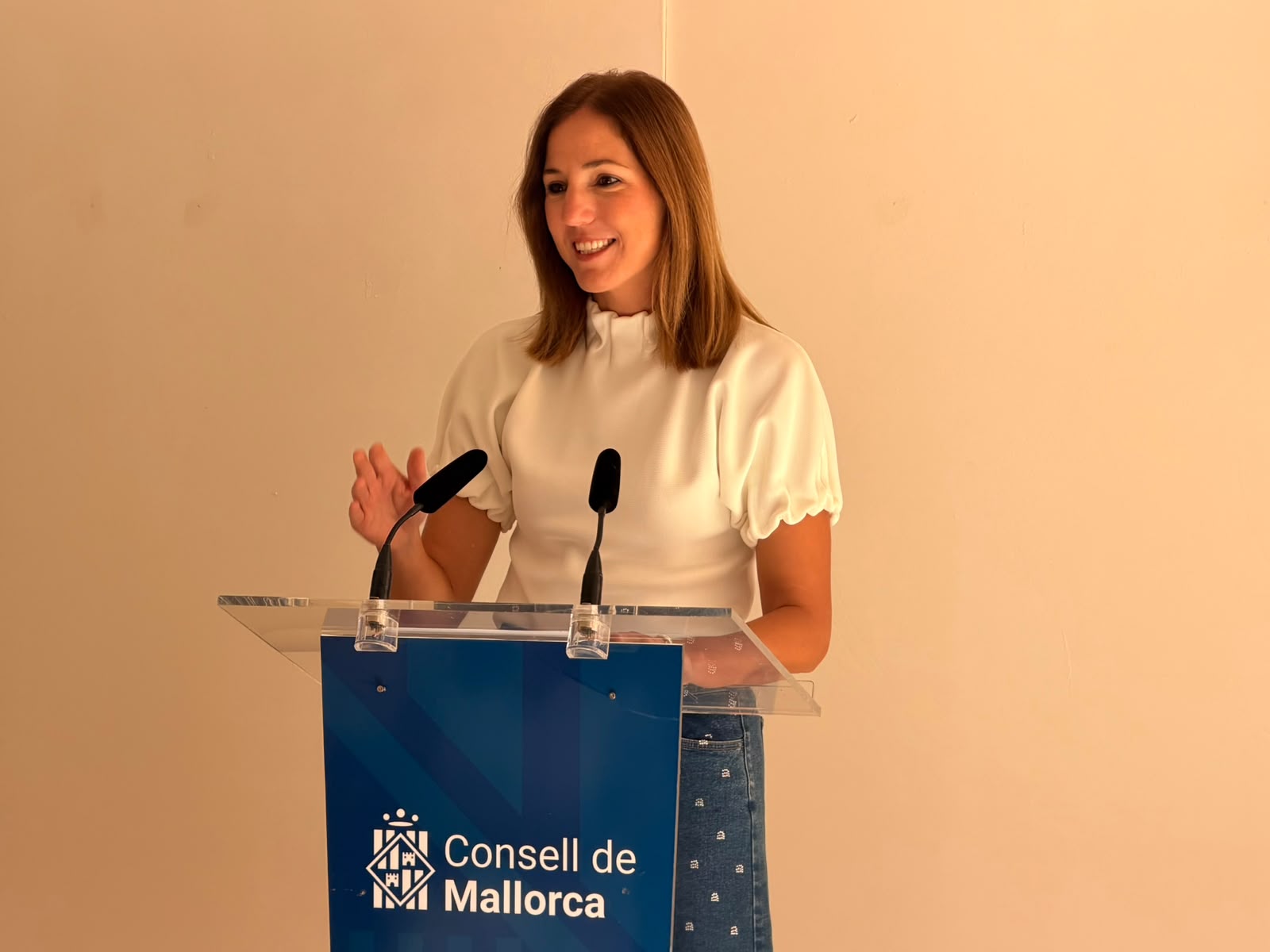 La vicepresidenta i consellera de Cultura i Patrimoni, Antònia Roca.