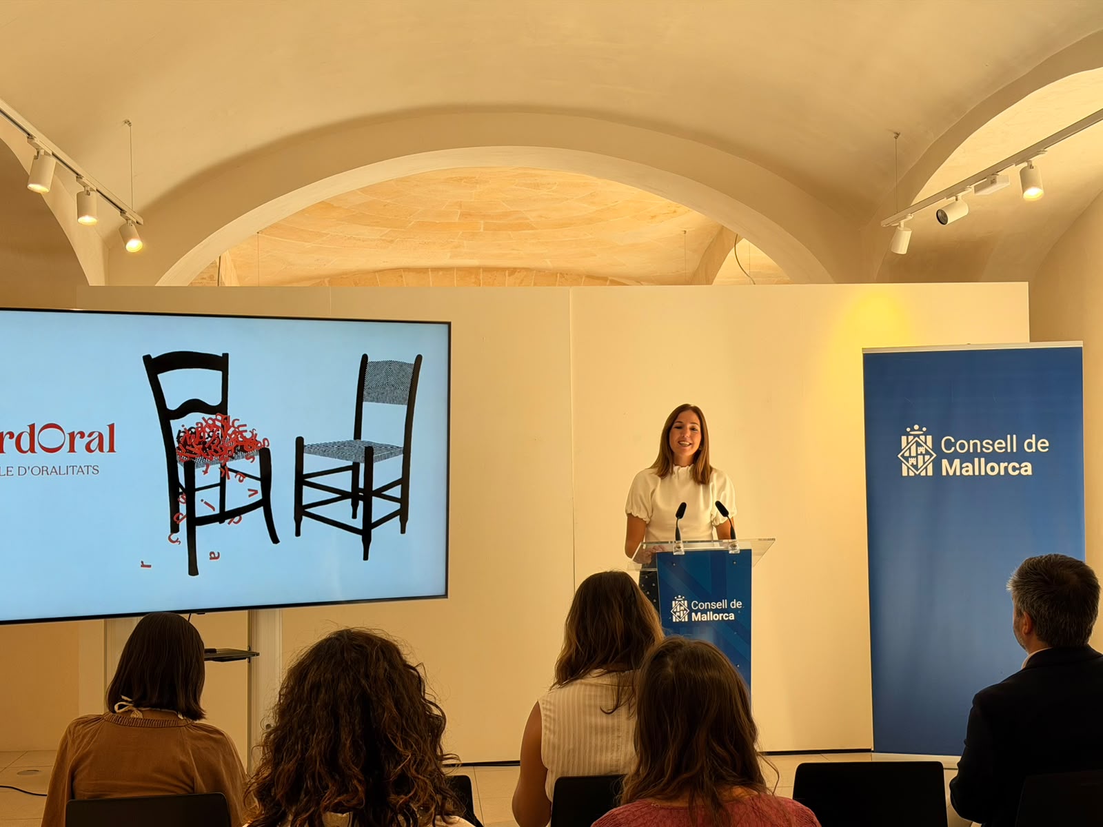 La vicepresidenta i consellera de Cultura i Patrimoni, Antònia Roca.