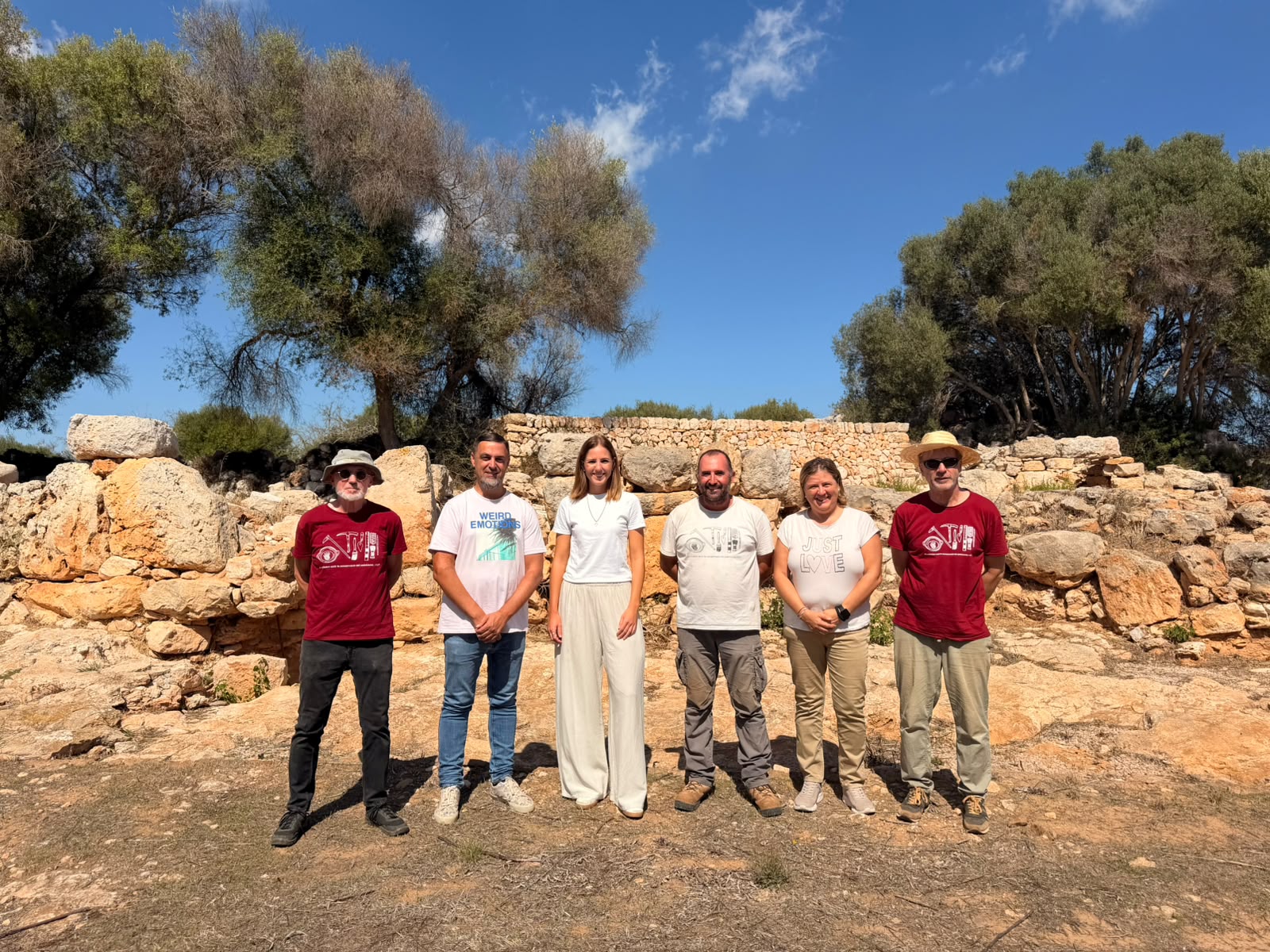Visita al jaciment de Ses Talaies de Can Jordi a Santanyí.