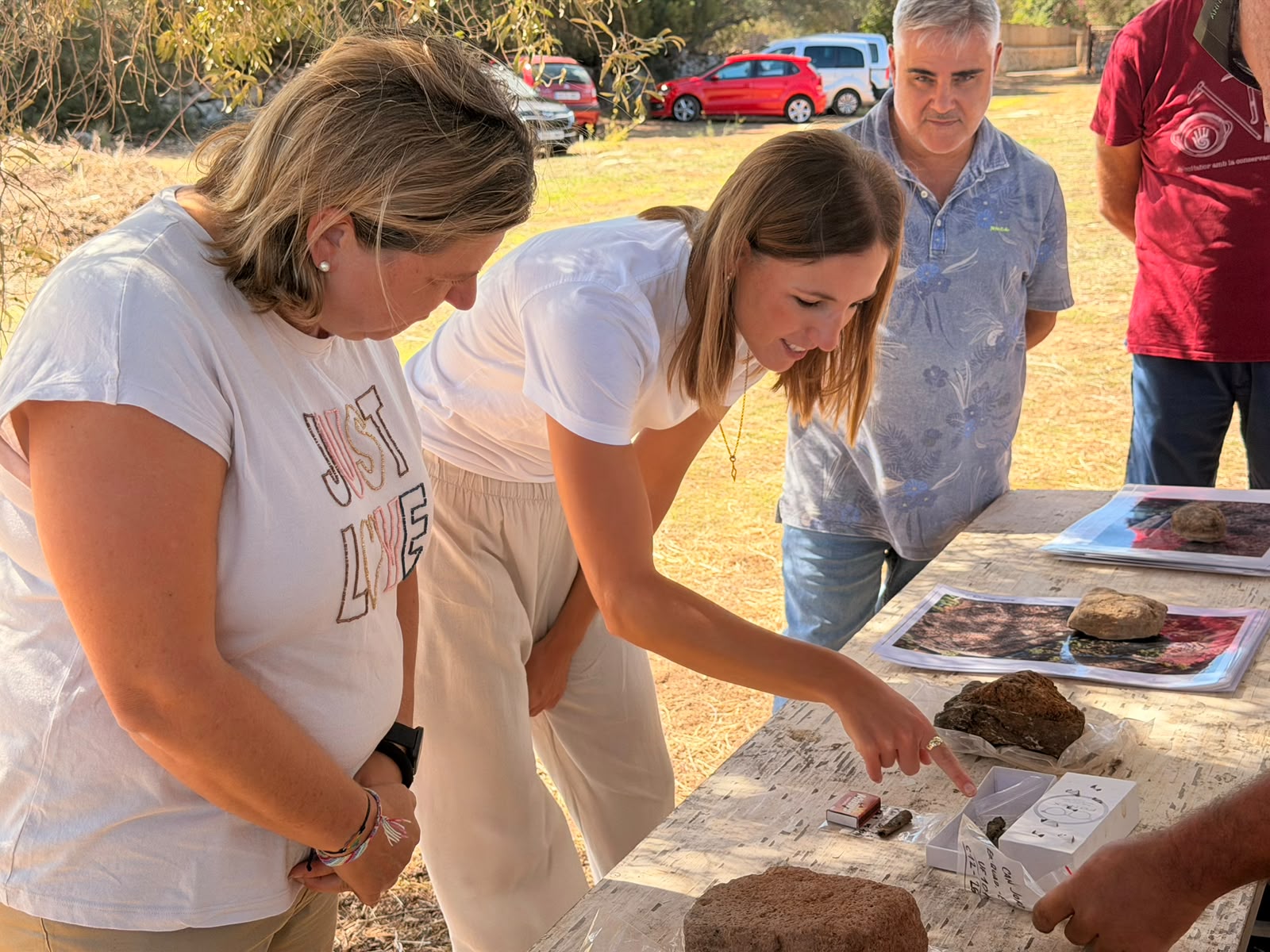 Visita al jaciment de Ses Talaies de Can Jordi a Santanyí.