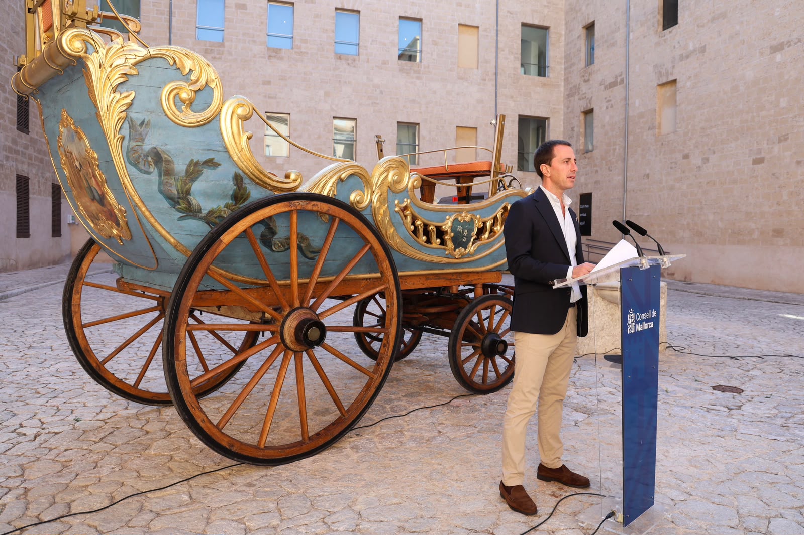 El presidente del Consell de Mallorca, Llorenç Galmés.